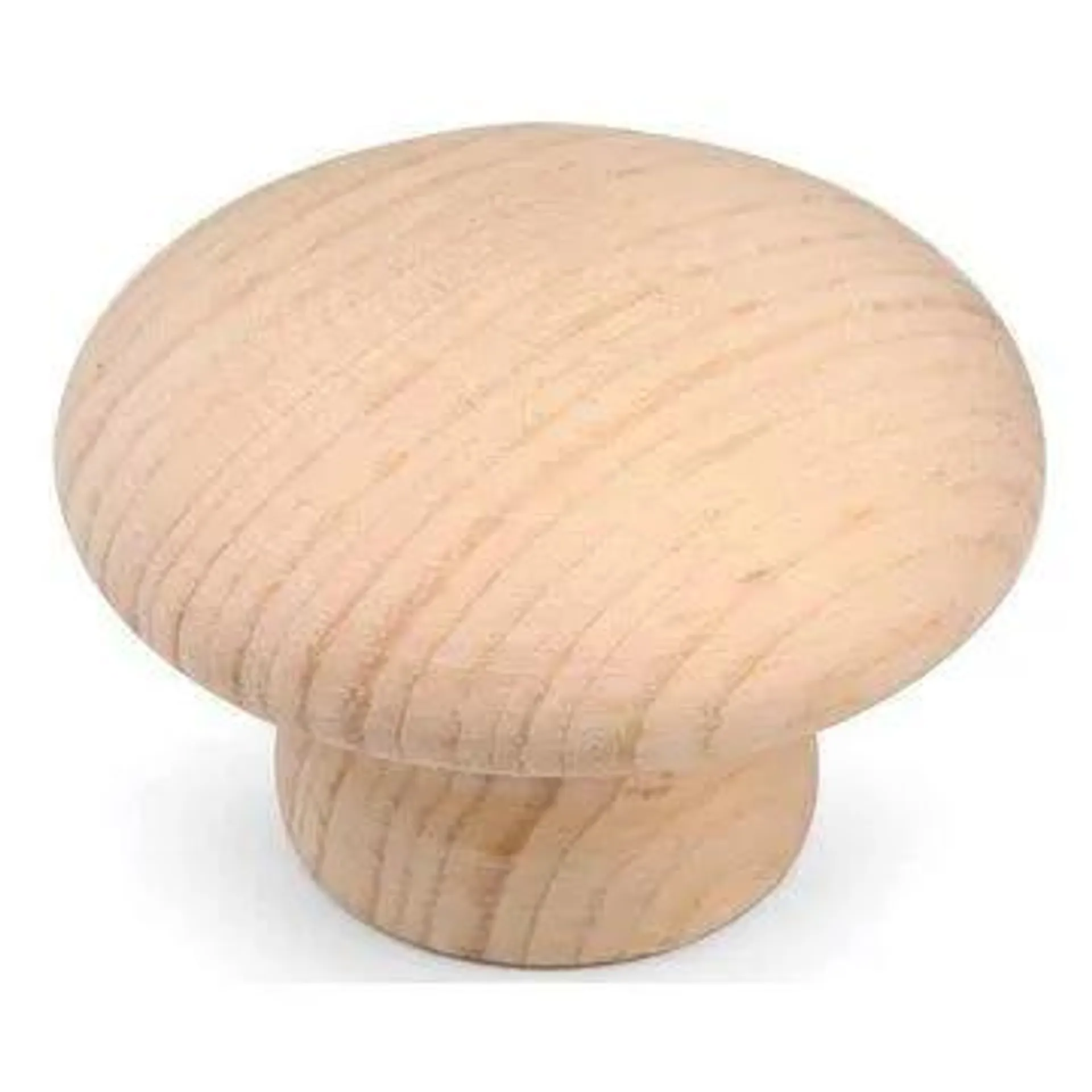 Premium 1 3/4 Inch Face Grain Round Wooden Knob