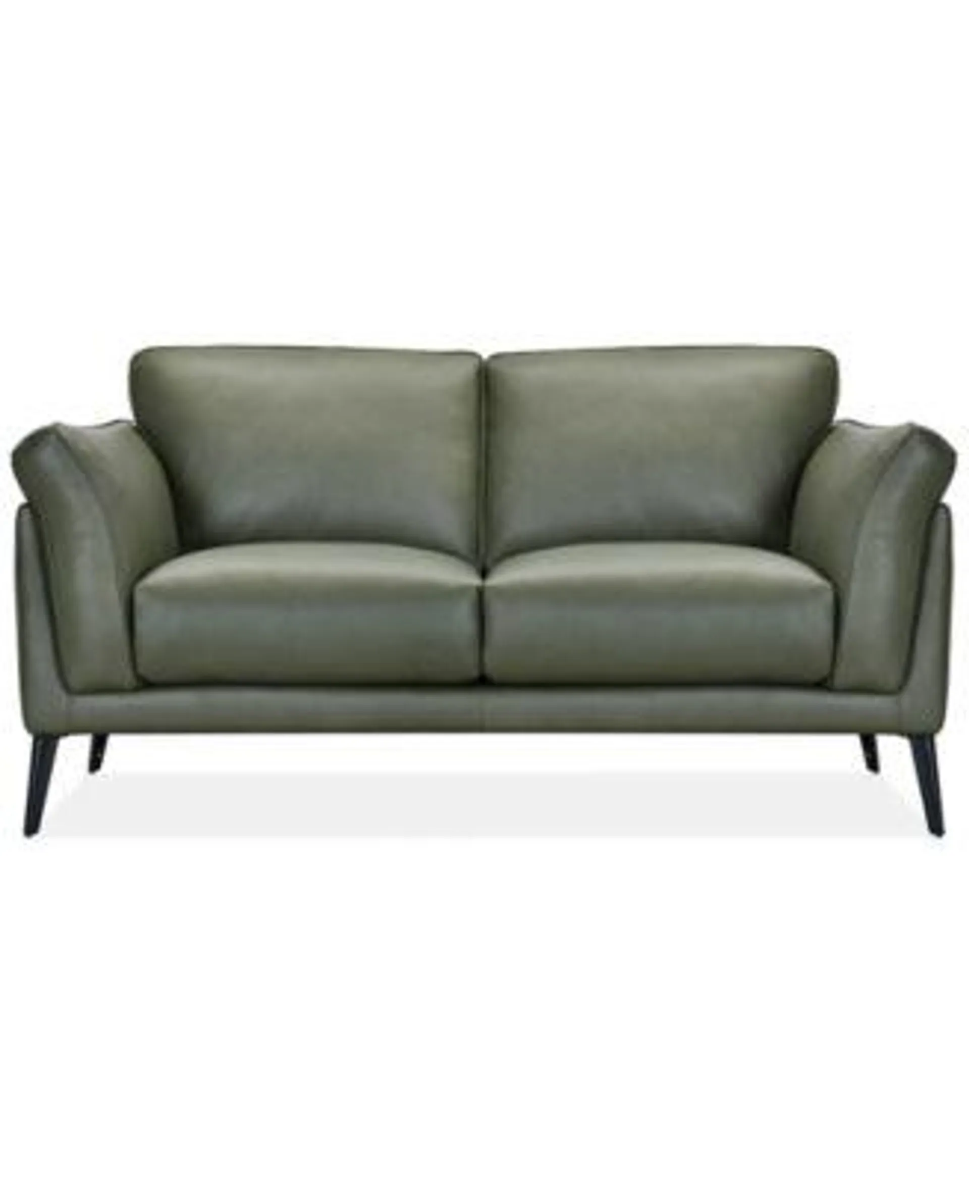 Keery 66.5" Leather Loveseat, Created for Macy's