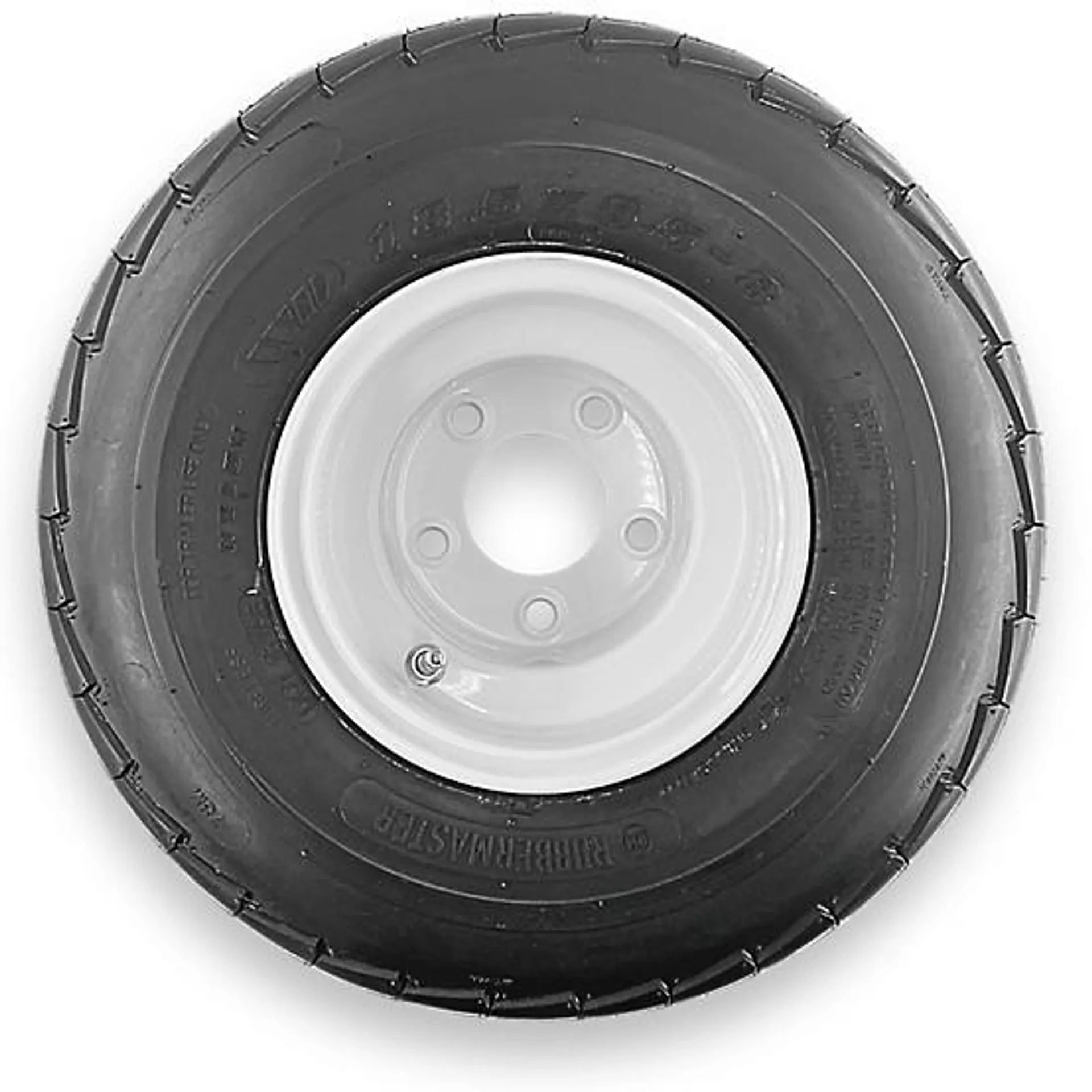 18.5x8.50-8 6-Ply Highway Rib Tire and 5 on 4.5 Stamped Wheel Assembly