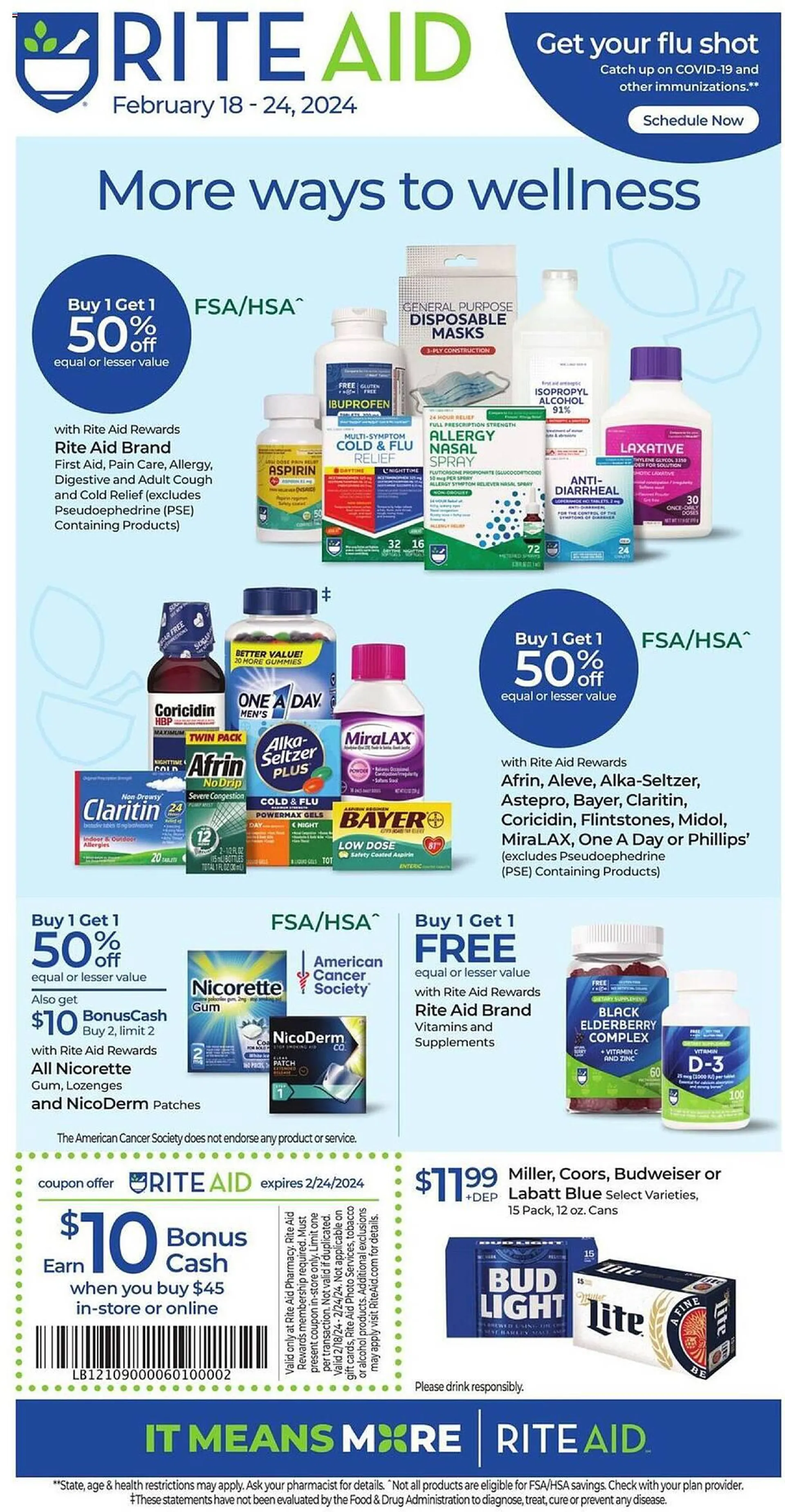 Weekly ad Rite Aid Weekly Ad from February 18 to February 24 2024 - Page 