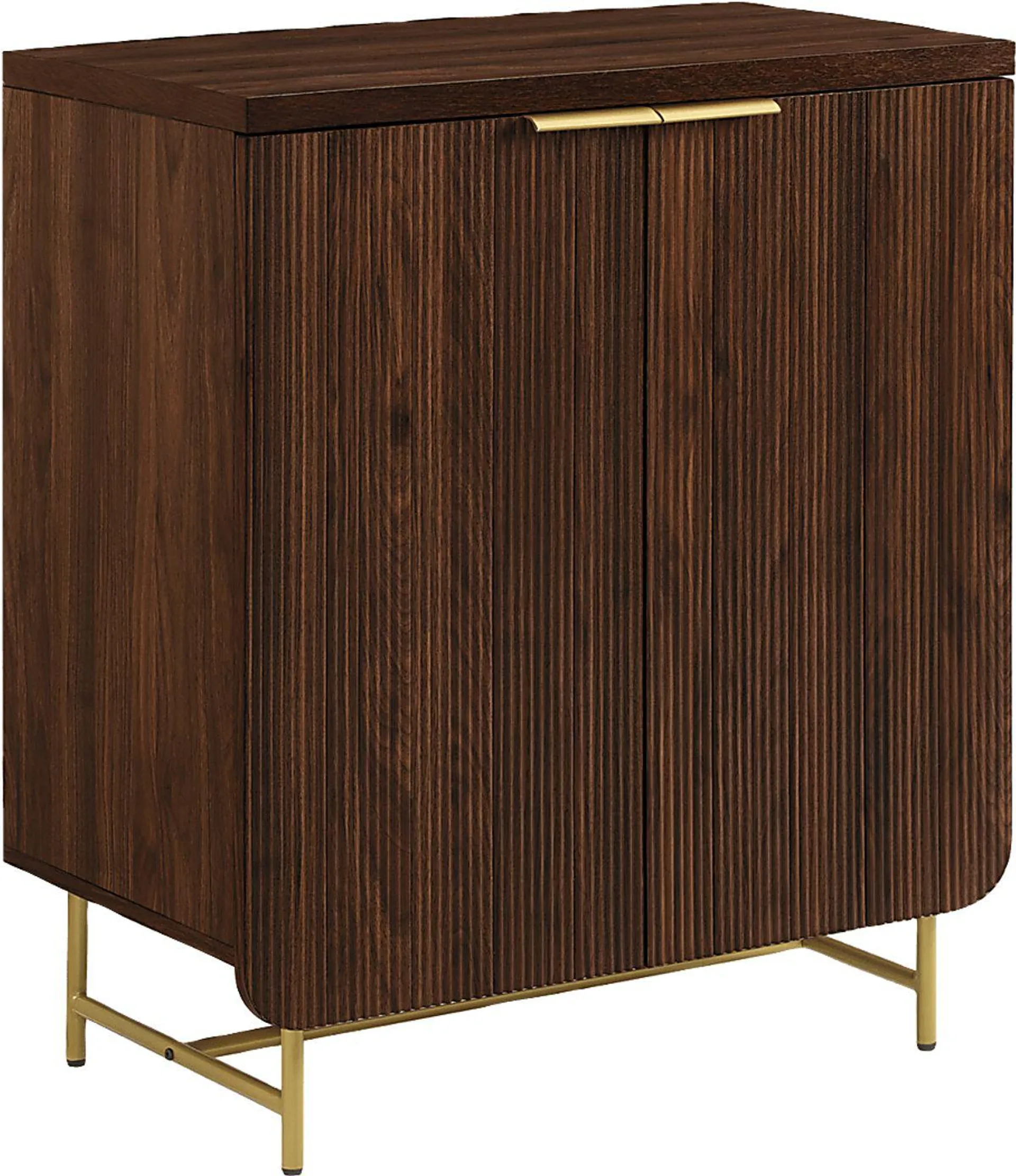 Omerea Walnut Accent Cabinet