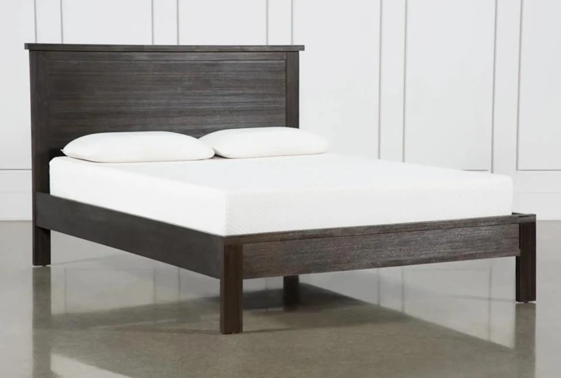 Larkin Espresso Full Wood Panel Bed