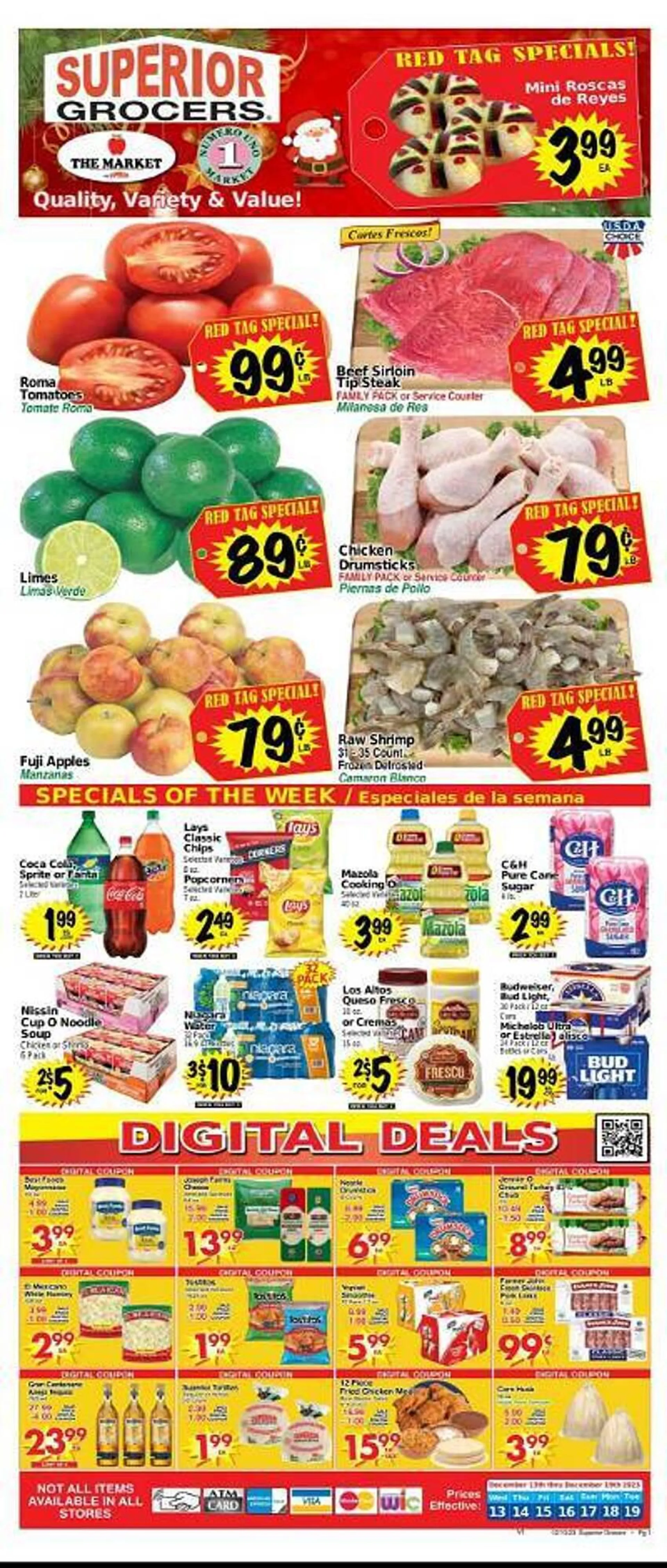 Weekly ad Numero Uno Weekly Ad from December 13 to December 19 2023 - Page 1