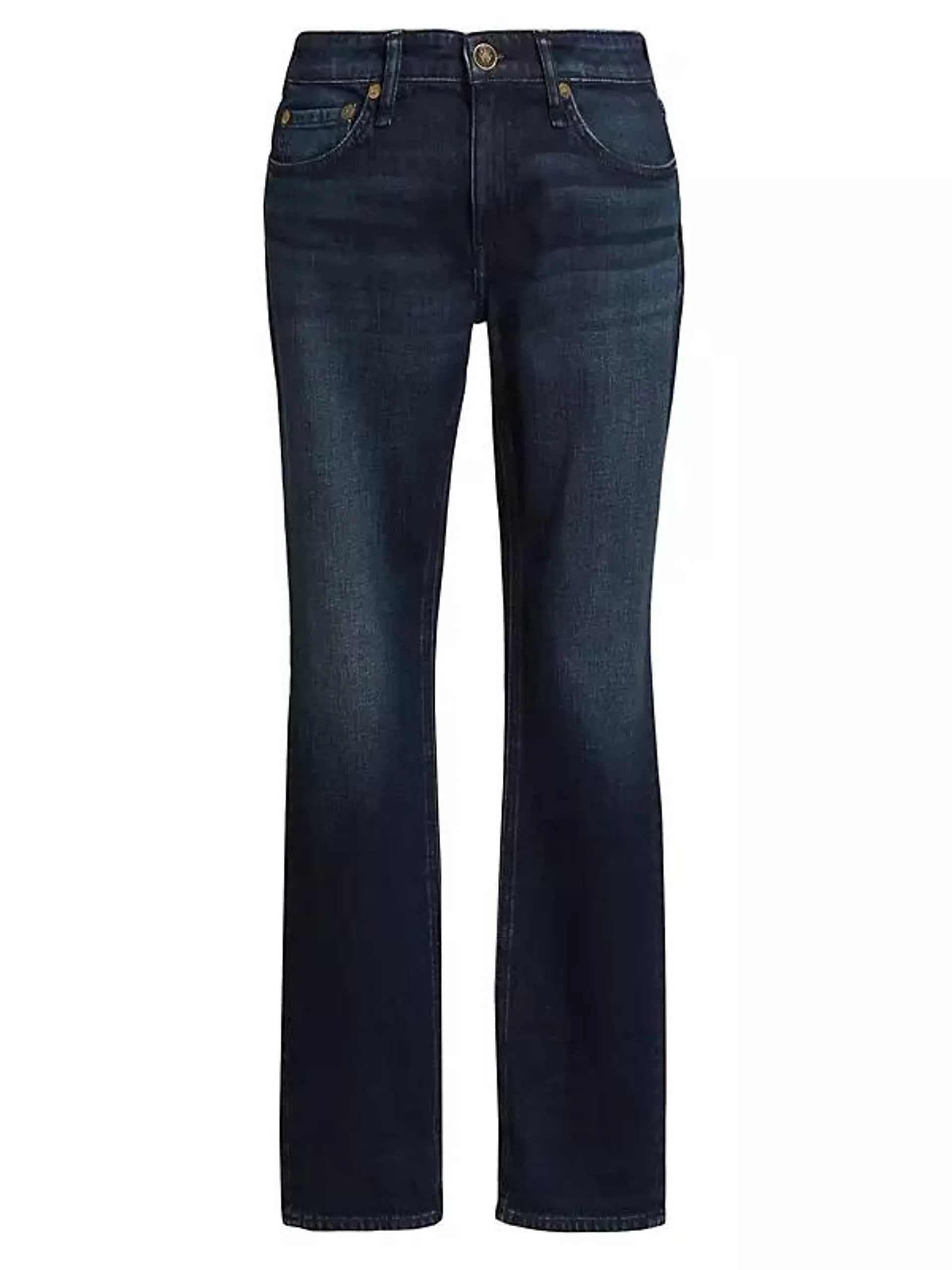 Dre Low-Rise Stretch Slim Boyfriend Jeans