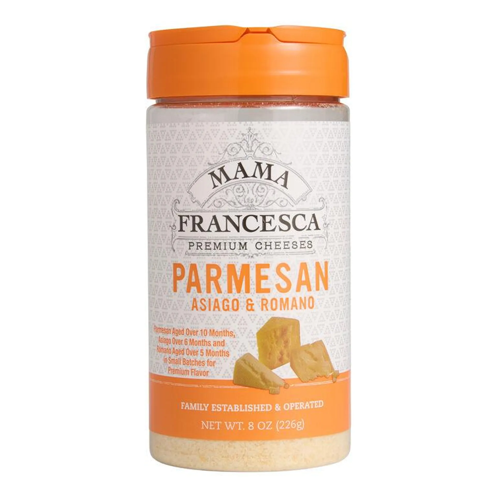 Mama Francesca Asiago and Romano Parmesan Cheese Shaker