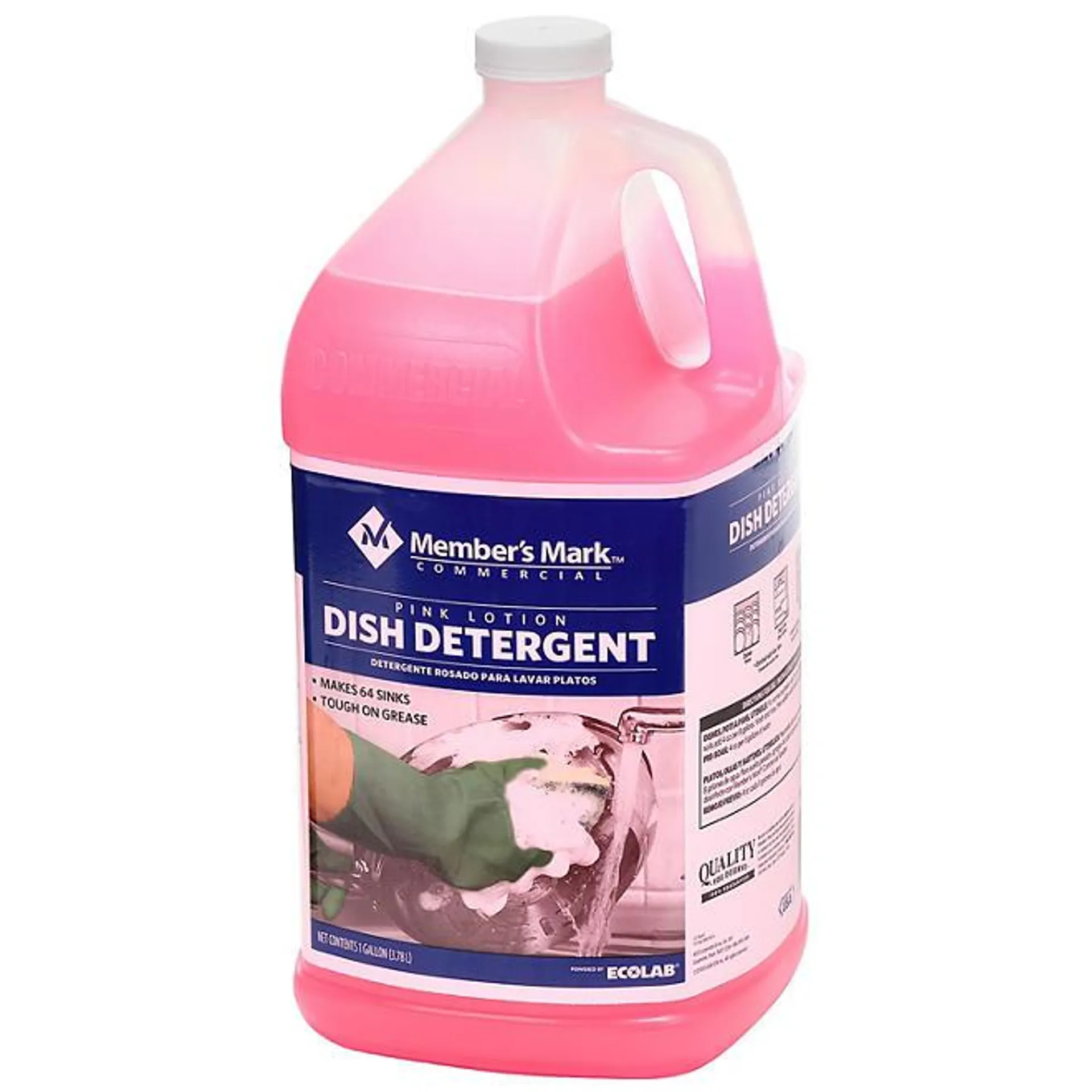 Member's Mark Commercial Pink Lotion Dish Detergent, 1 gal. (Choose Pack Size)