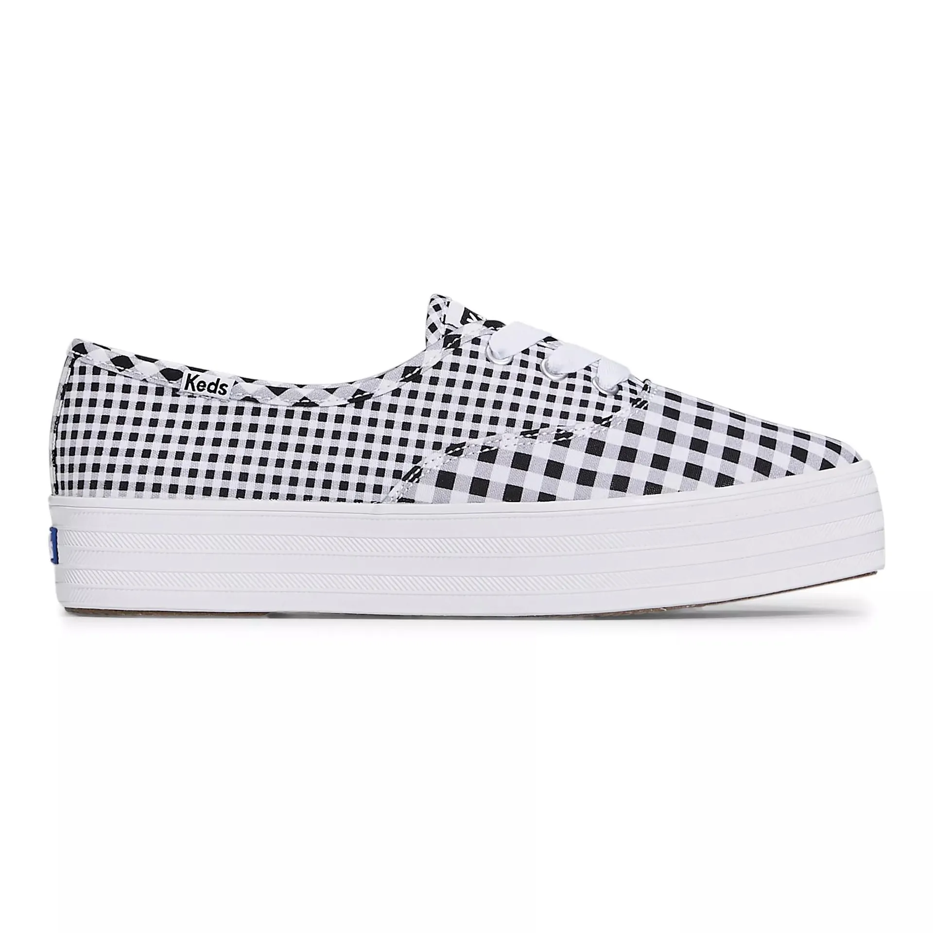 Keds Point Canvas Gingham Lace Up