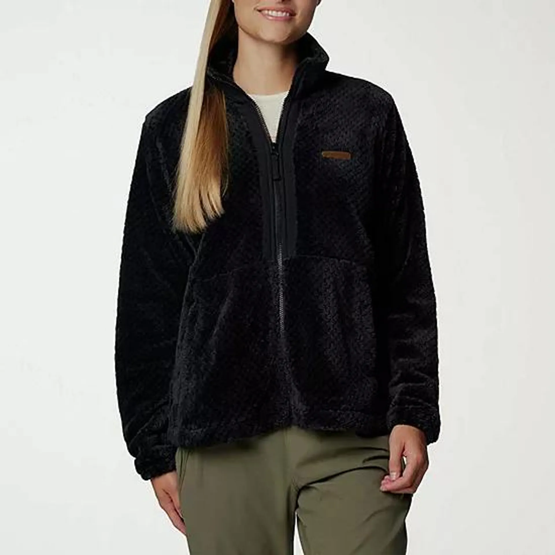 new! Columbia Fireside Full Zip Iii Womens Fleece Lightweight Jacket