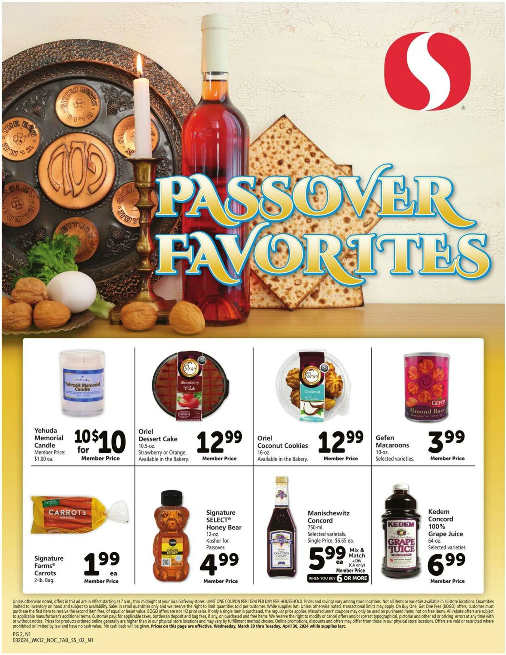 Weekly ad Safeway Current weekly ad from March 20 to April 30 2024 - Page 2