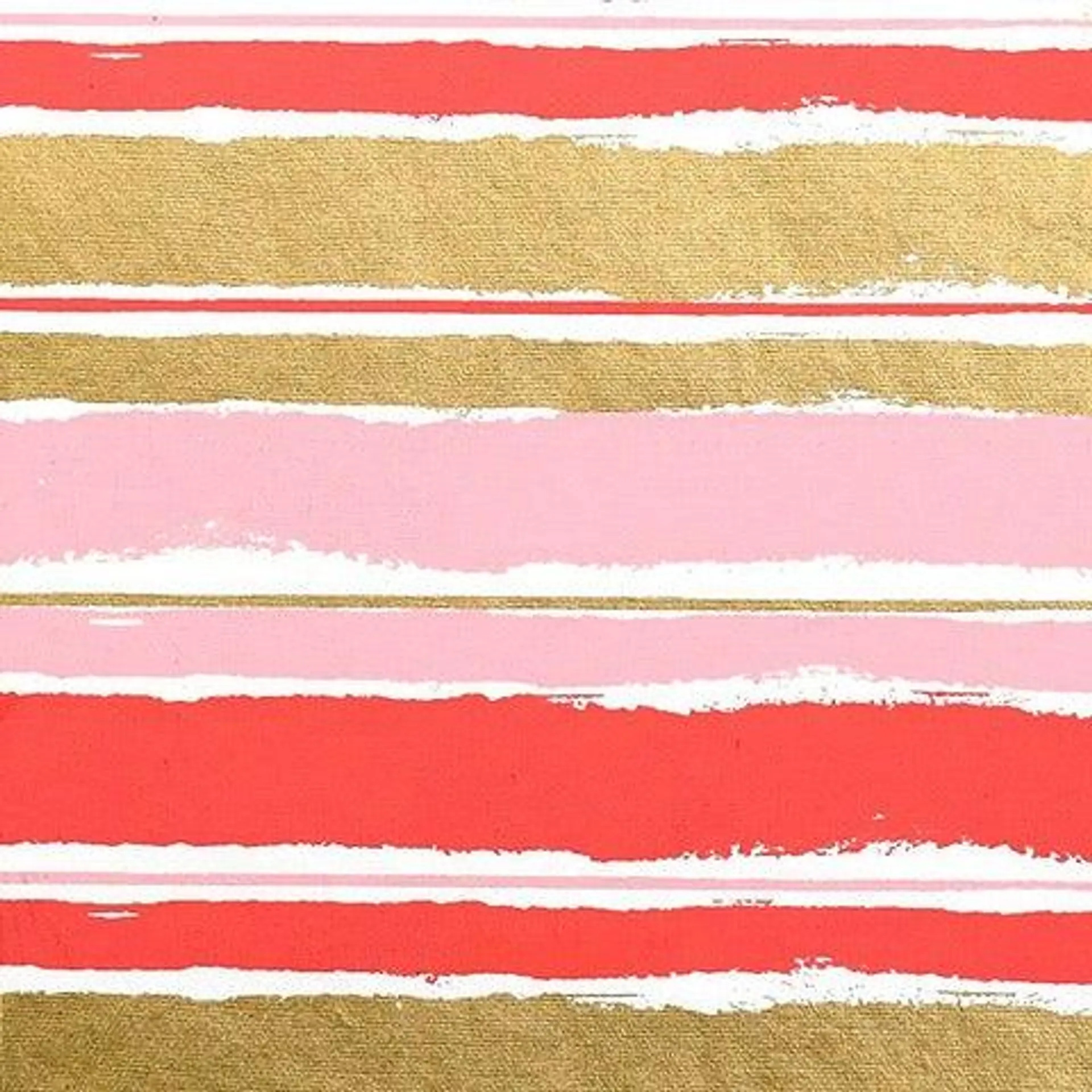 Vivid Wrap Multicolor Painterly Stripes Wrapping Paper