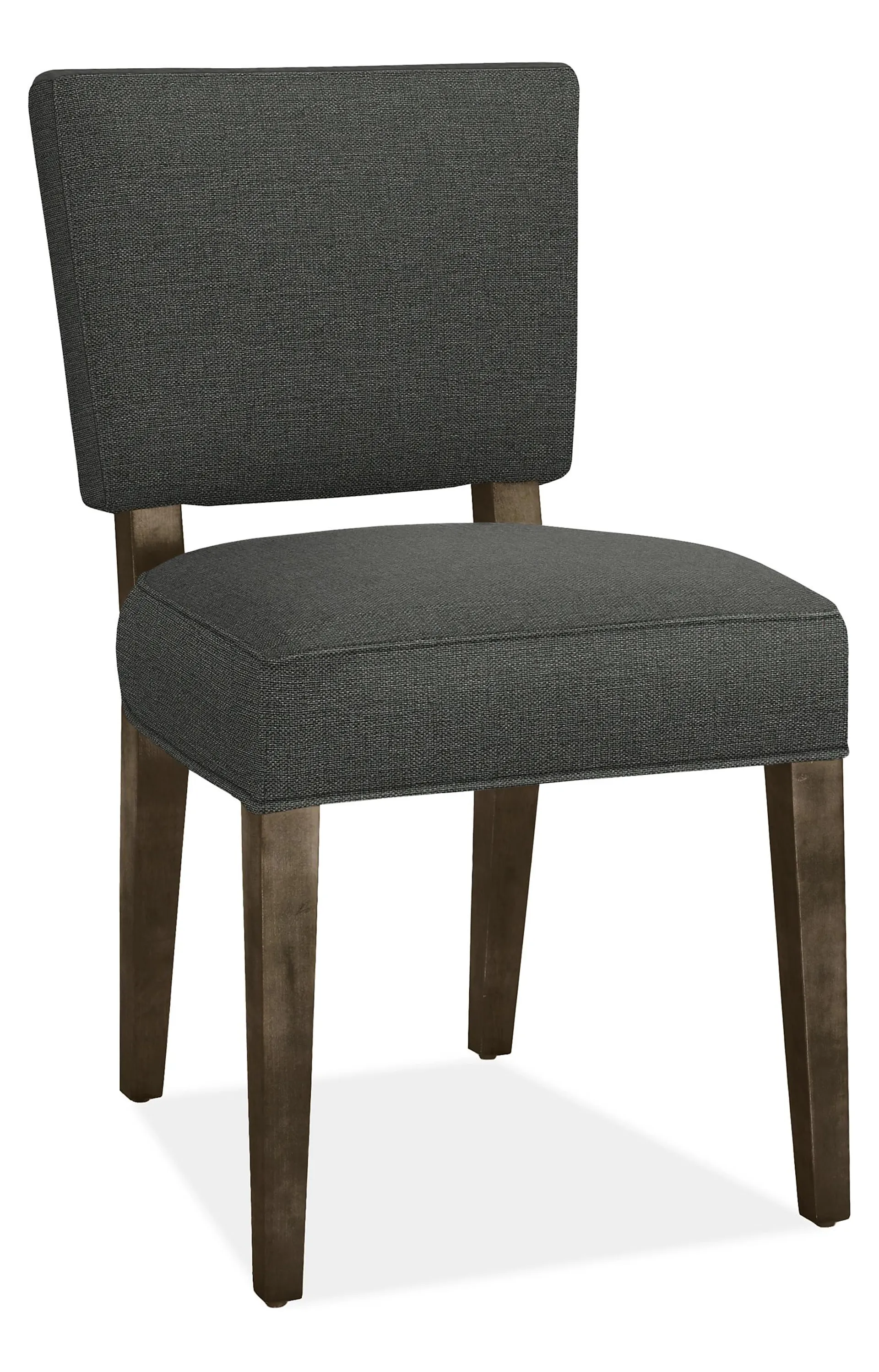 Georgia Side Chair in Sumner Charcoal with Charcoal Legs