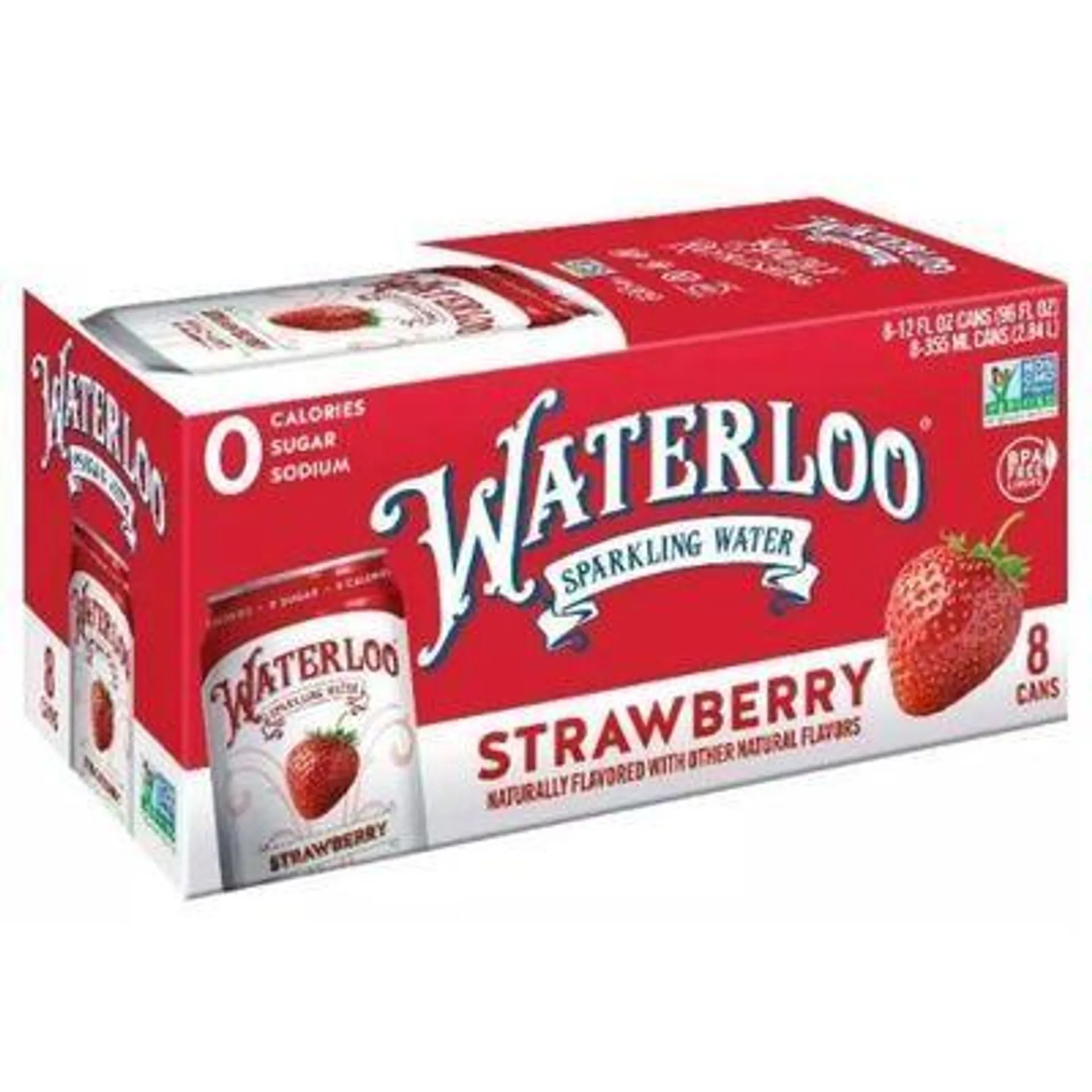 Waterloo Strawberry Sparkling Water