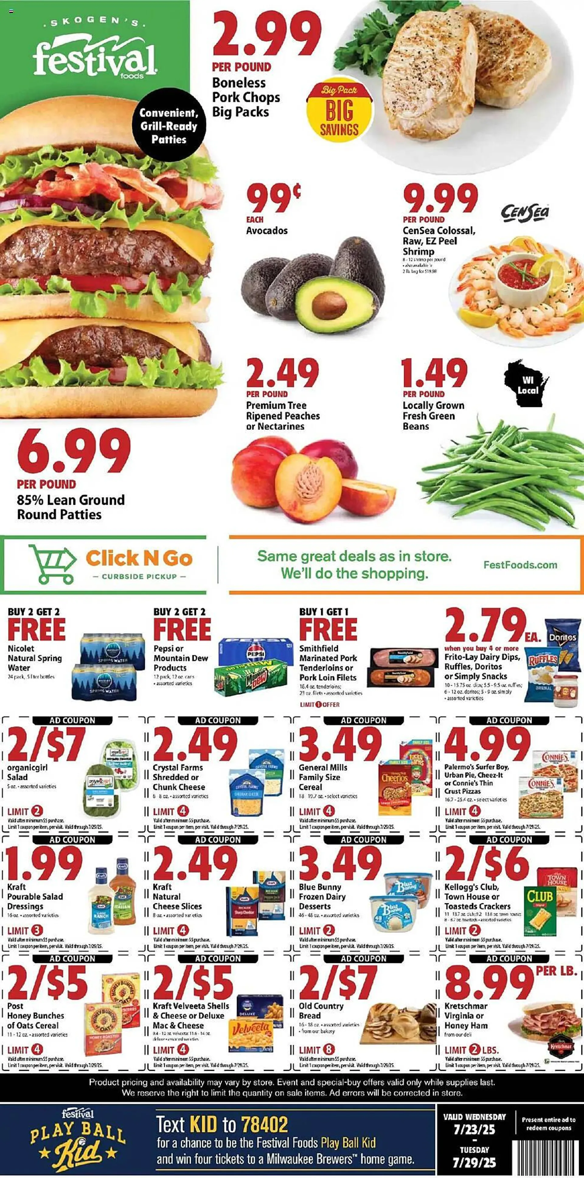 Weekly ad Festival Foods Weekly Ad from July 23 to July 30 2025 - Page 1
