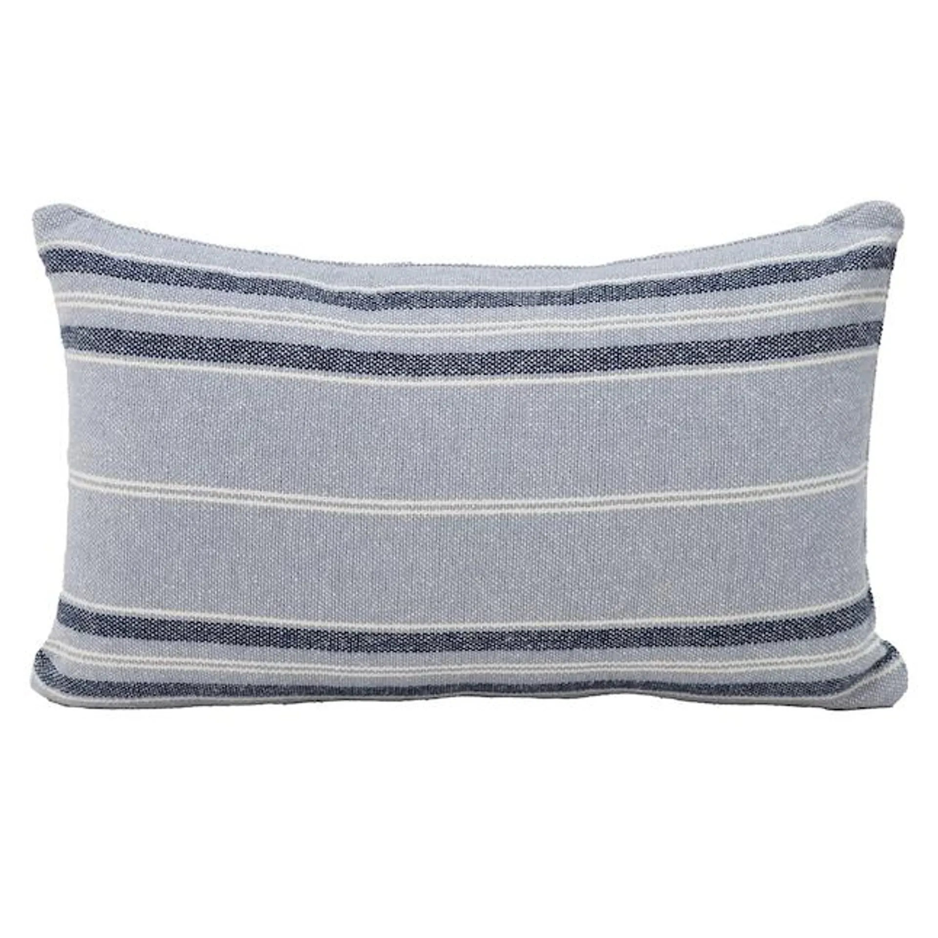 allen + roth 12-in x 20-in Navy Oblong Indoor Decorative Pillow