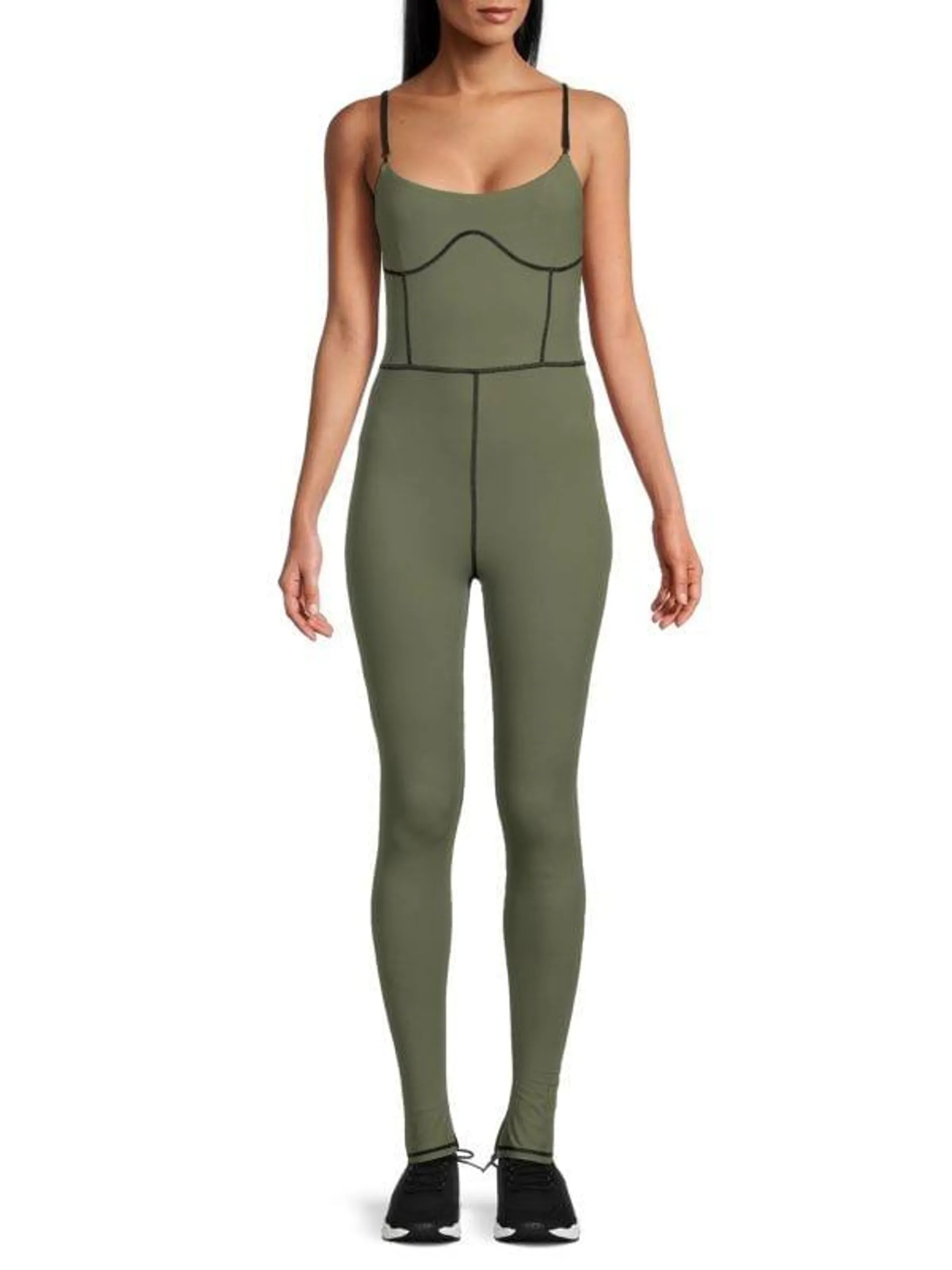 Exposed Seam Jumpsuit