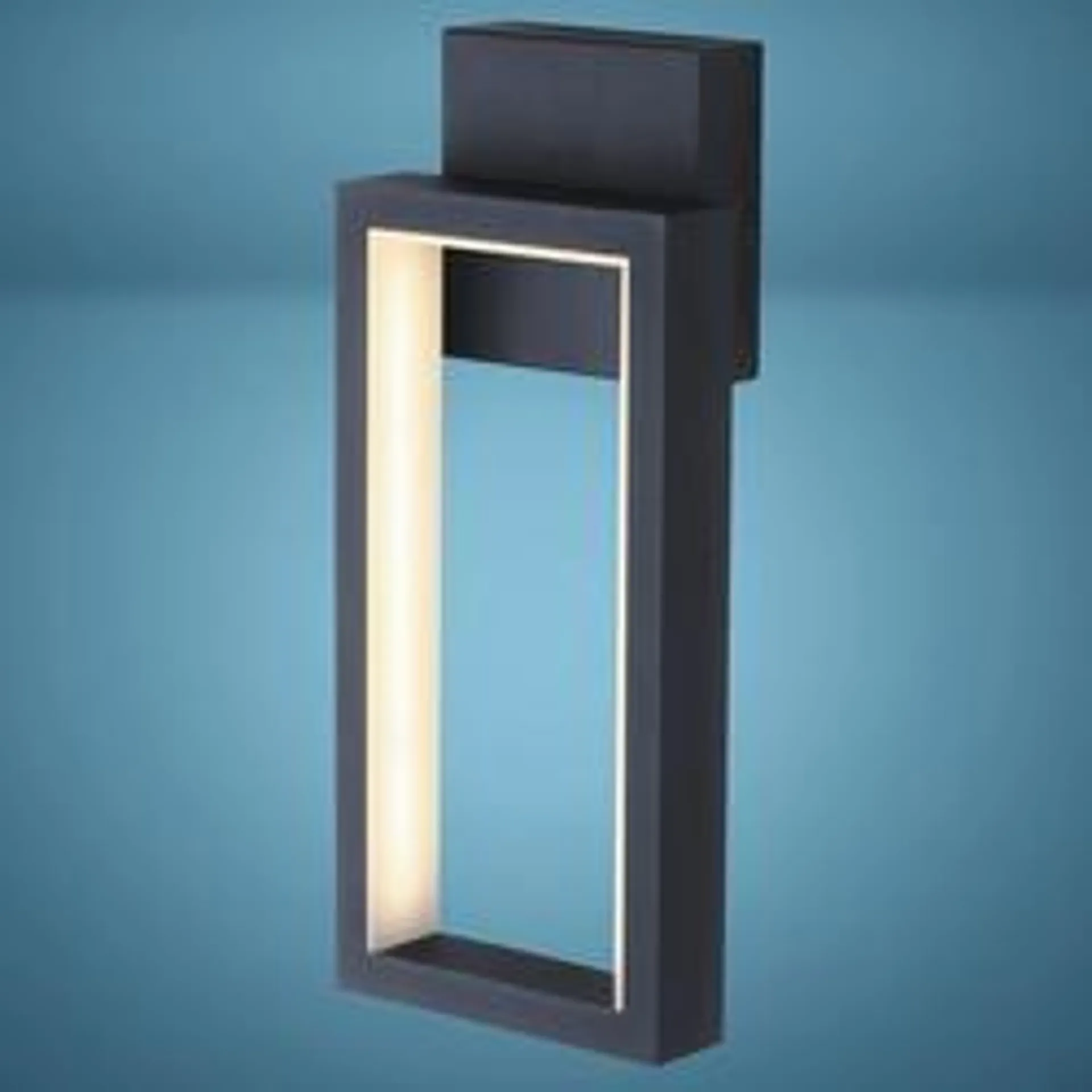 Patriot Lighting® Rece Black LED Outdoor Wall Light