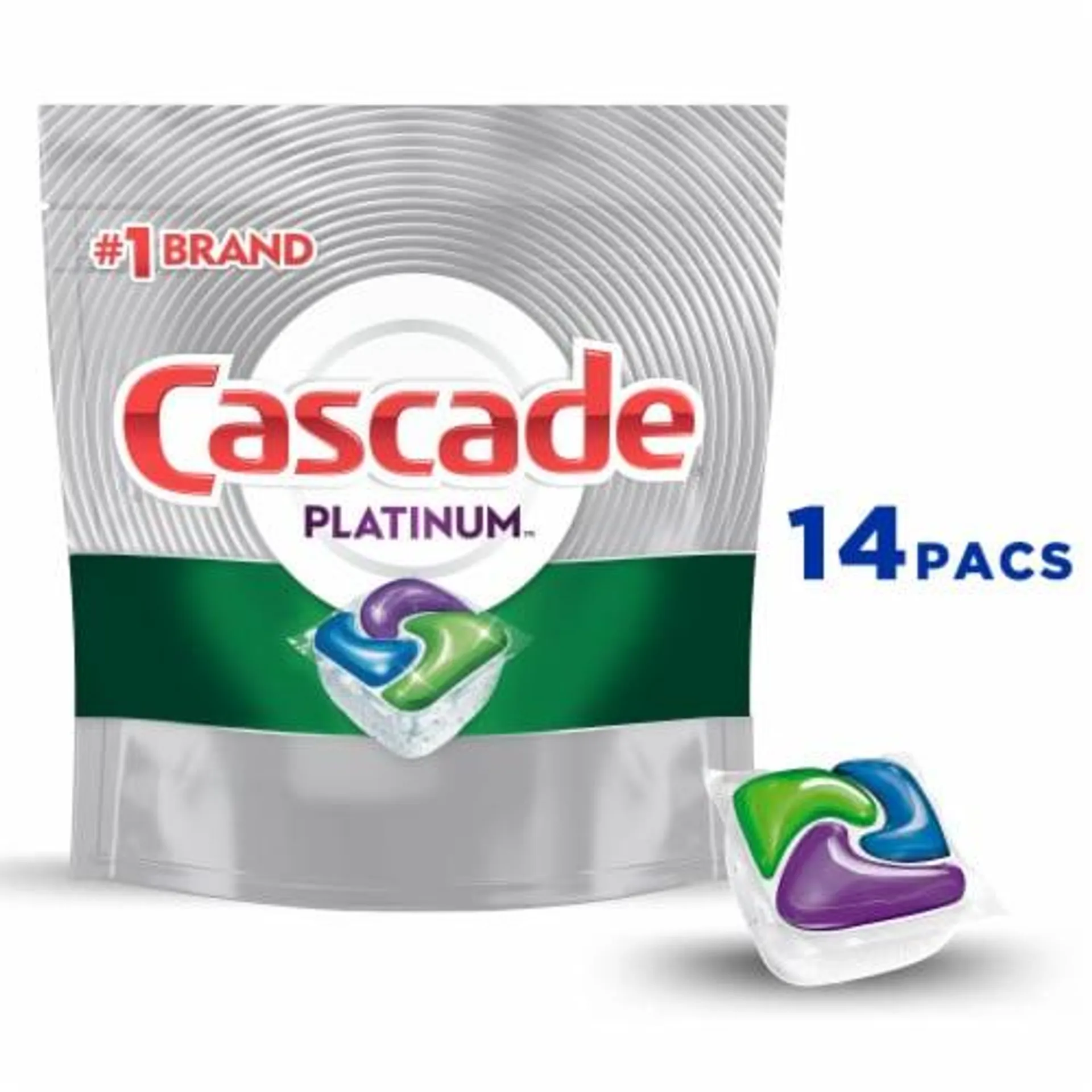 Cascade Platinum ActionPacs Fresh Scent Dishwasher Detergent Pods