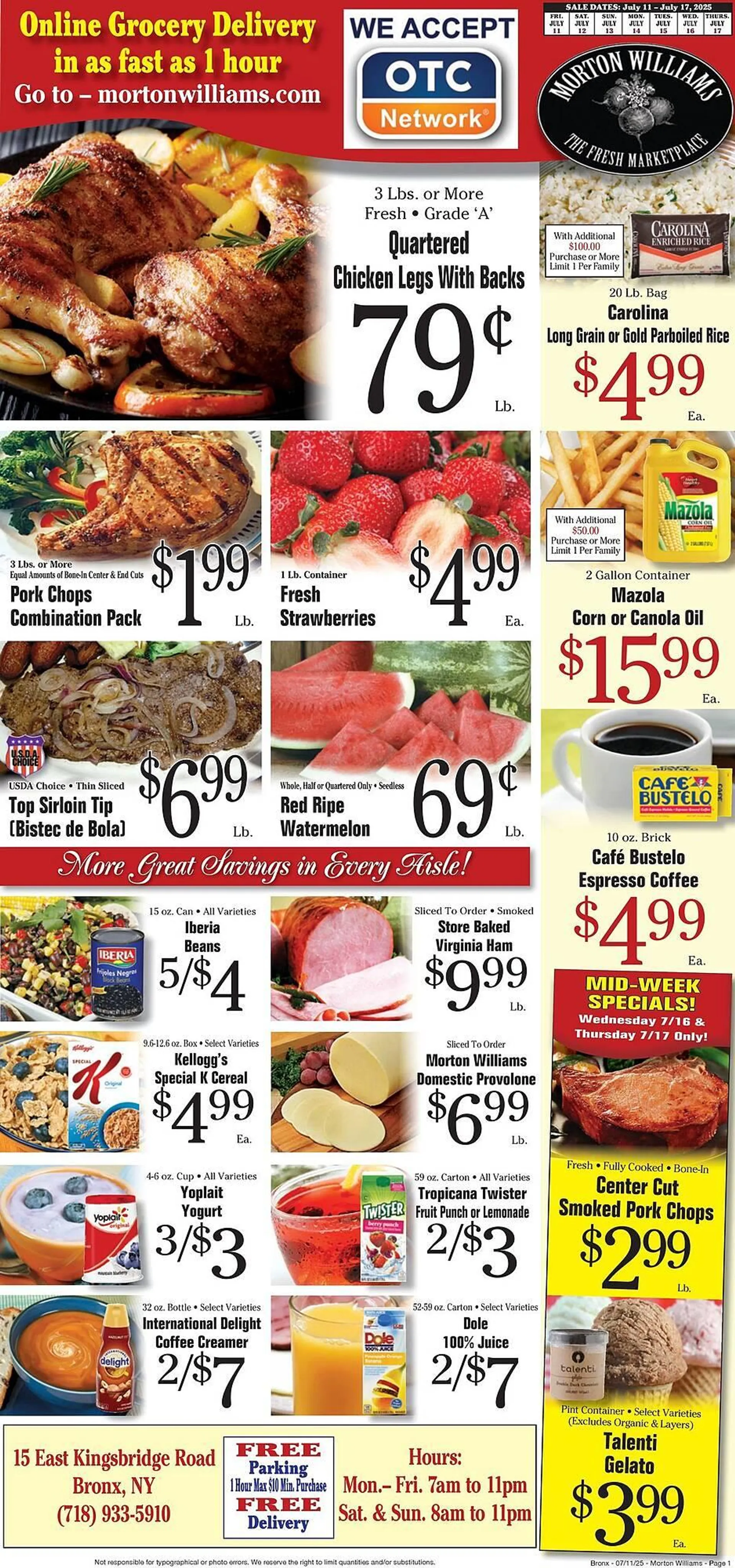 Weekly ad Morton Williams Weekly Ad from July 11 to July 17 2025 - Page 1