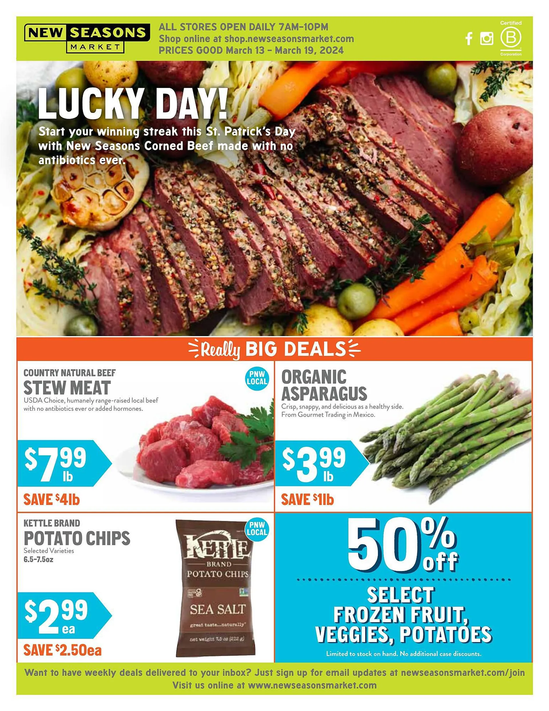 Weekly ad New Seasons Market ad from March 13 to March 19 2024 - Page 