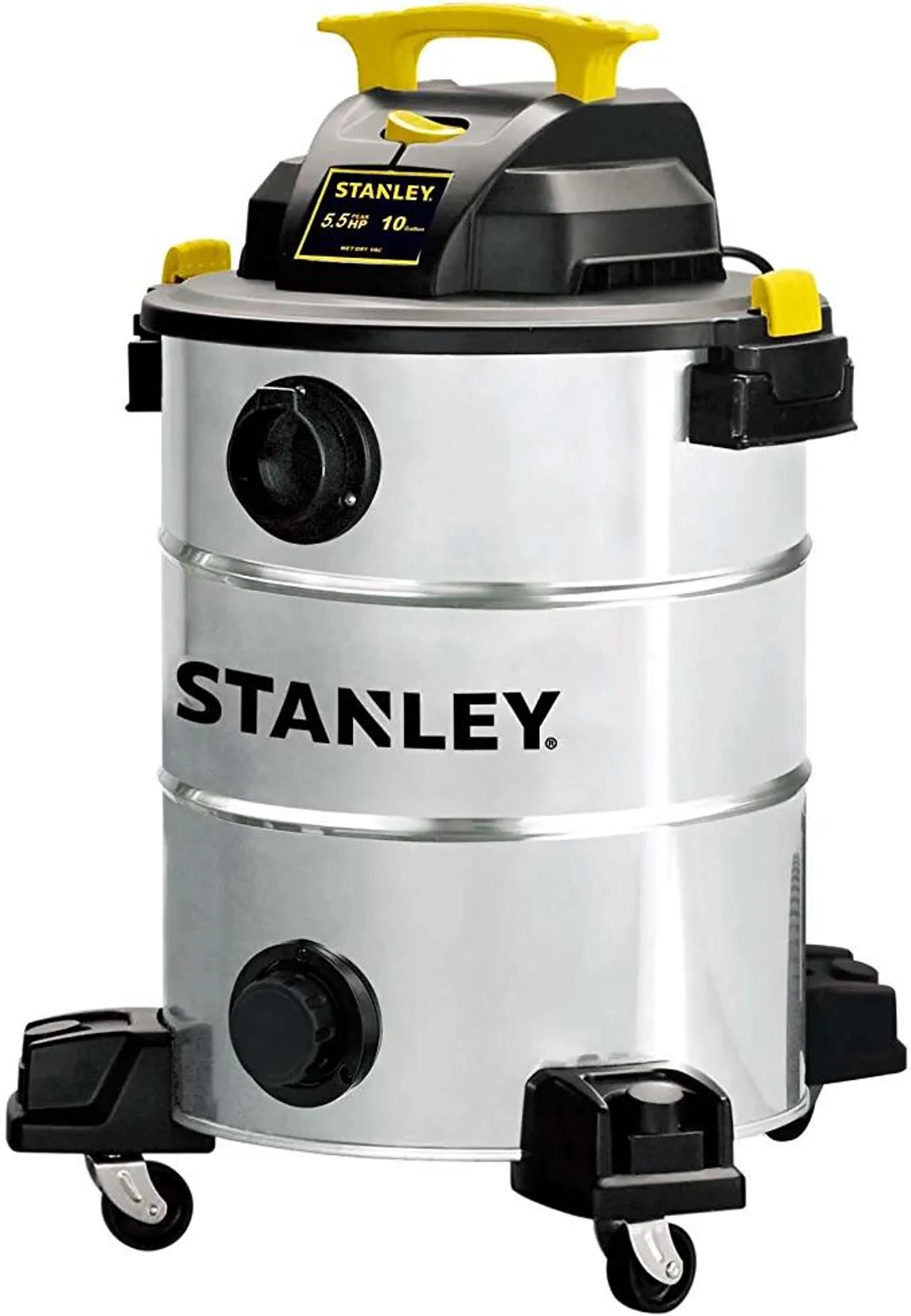 Stanley SL18156 Stainless Steel Wet/Dry Vacuum Cleaner, 10-Gallon