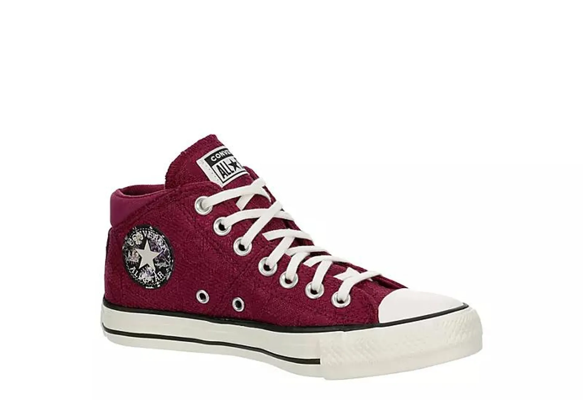 Converse Womens Chuck Taylor All Star Madison Mid Top Sneaker - Wine