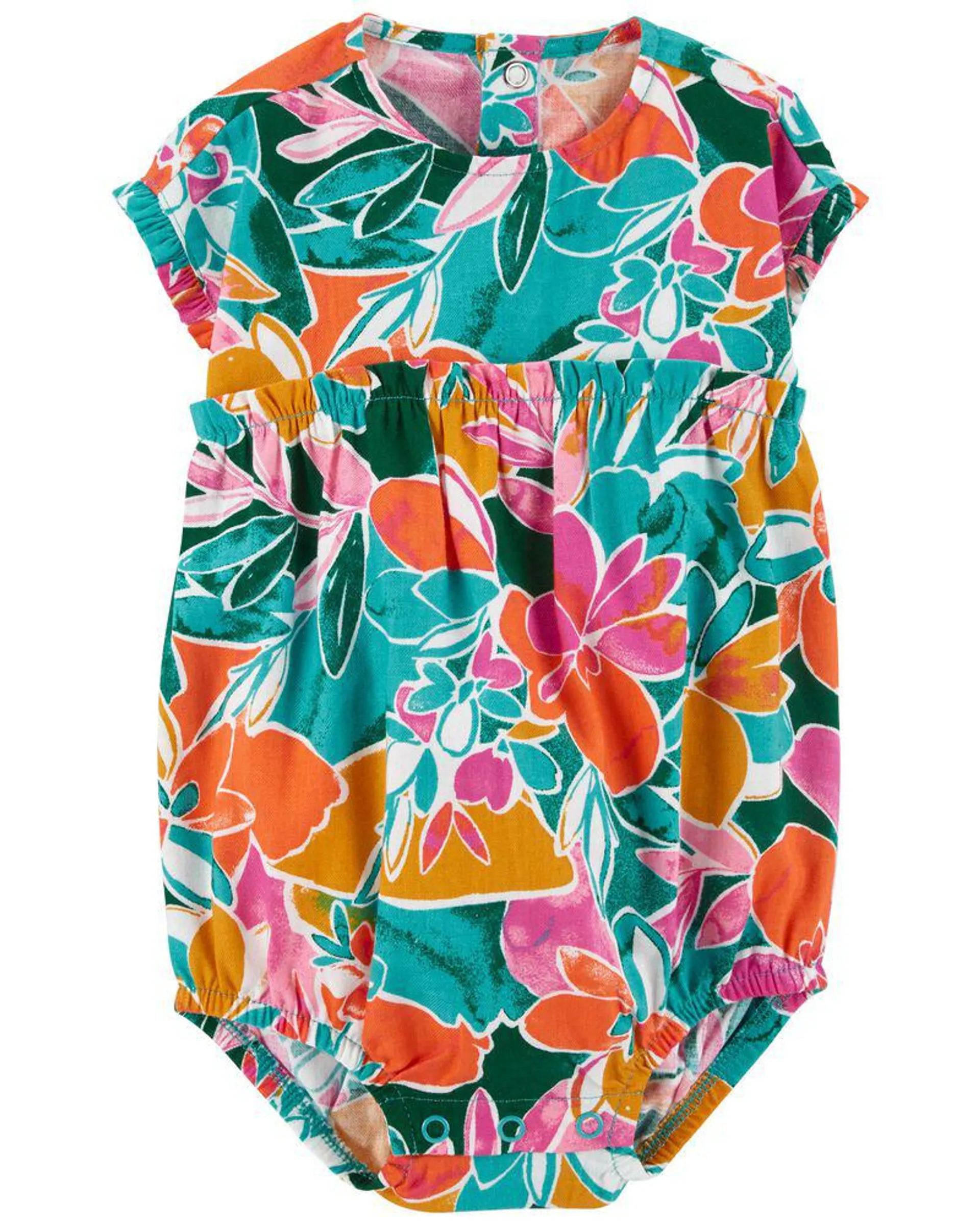 Baby Tropical Jersey Romper