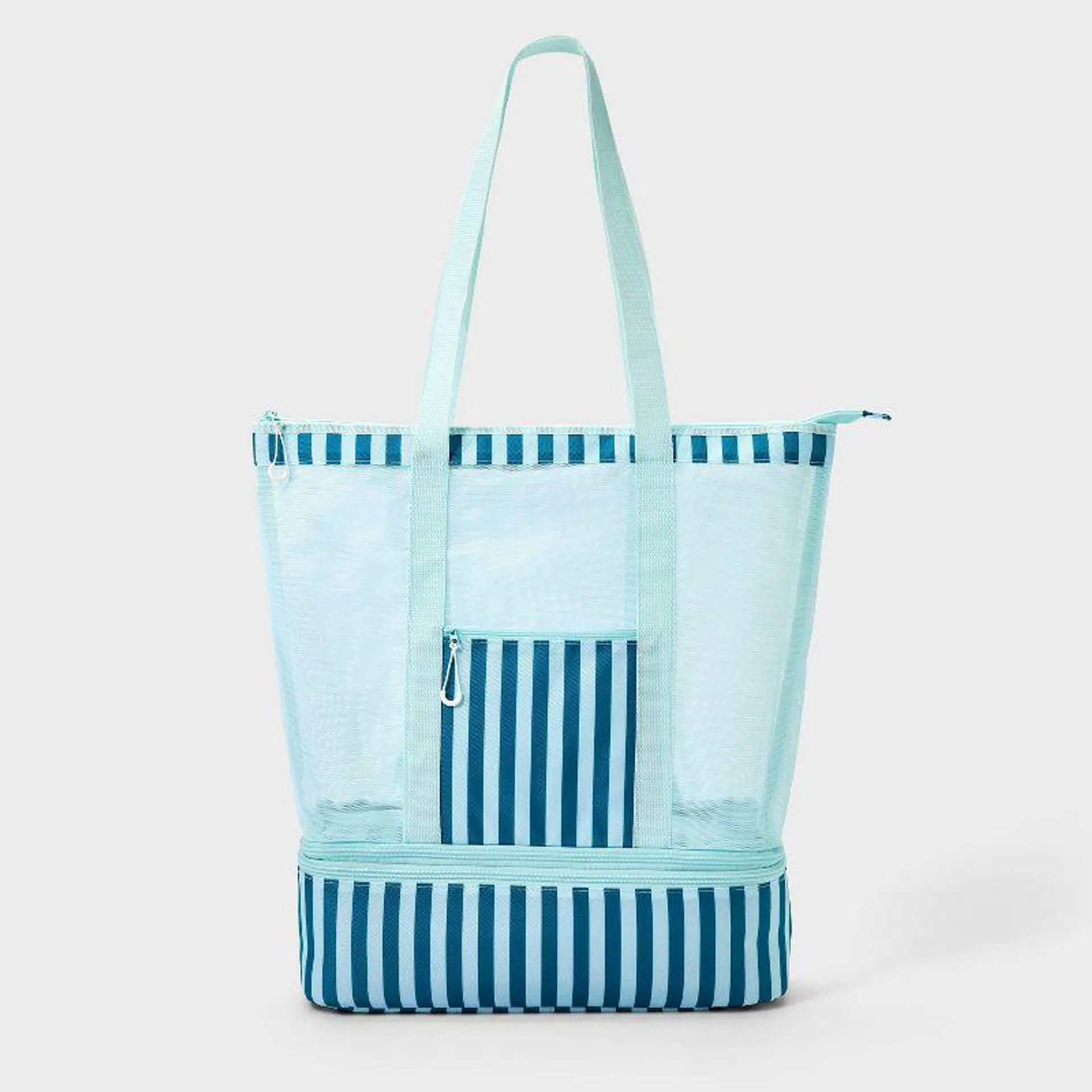 Mesh Cooler Tote Bag with Towel Straps - Sun Squad™