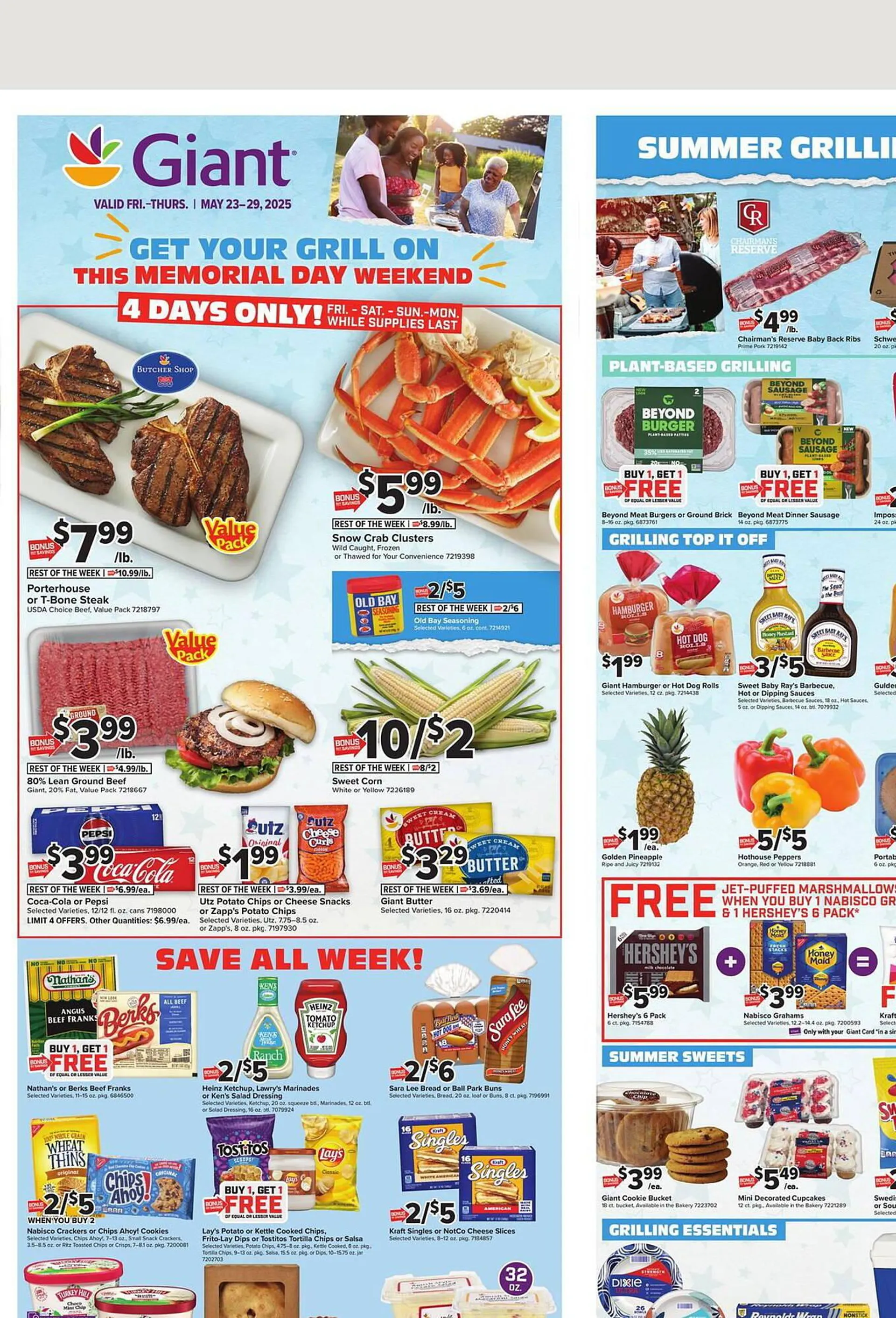 Weekly ad Giant Food Weekly Ad from May 23 to May 30 2025 - Page 1