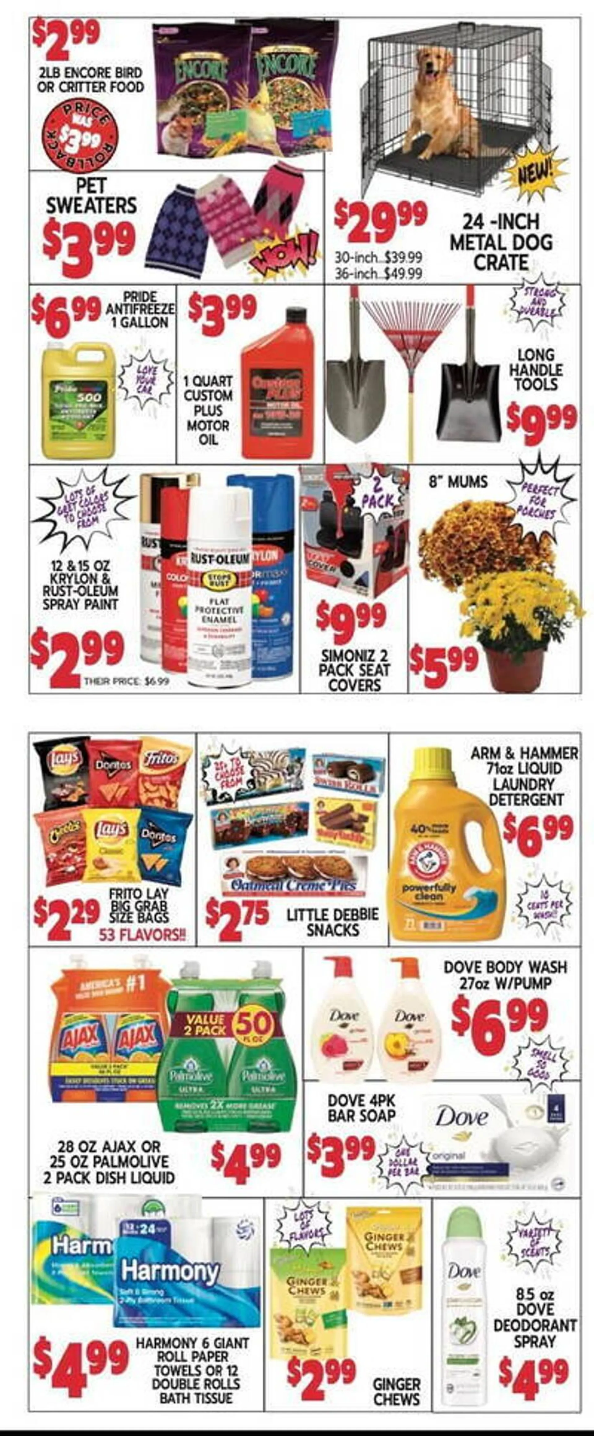 Weekly ad Roses Discount Store Weekly Ad from September 22 to October 5 2024 - Page 4