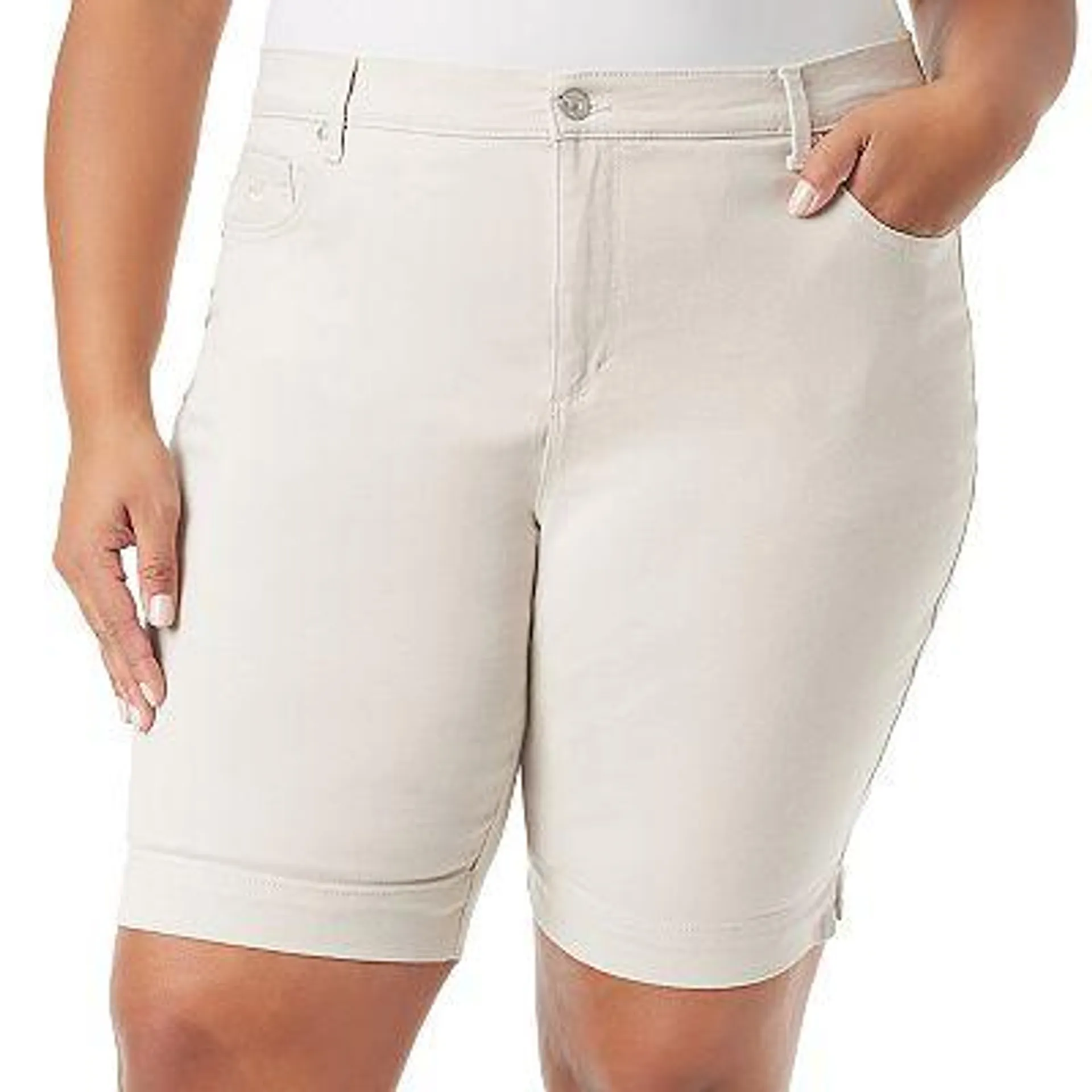 Plus Size Gloria Vanderbilt Amanda Bermuda Shorts