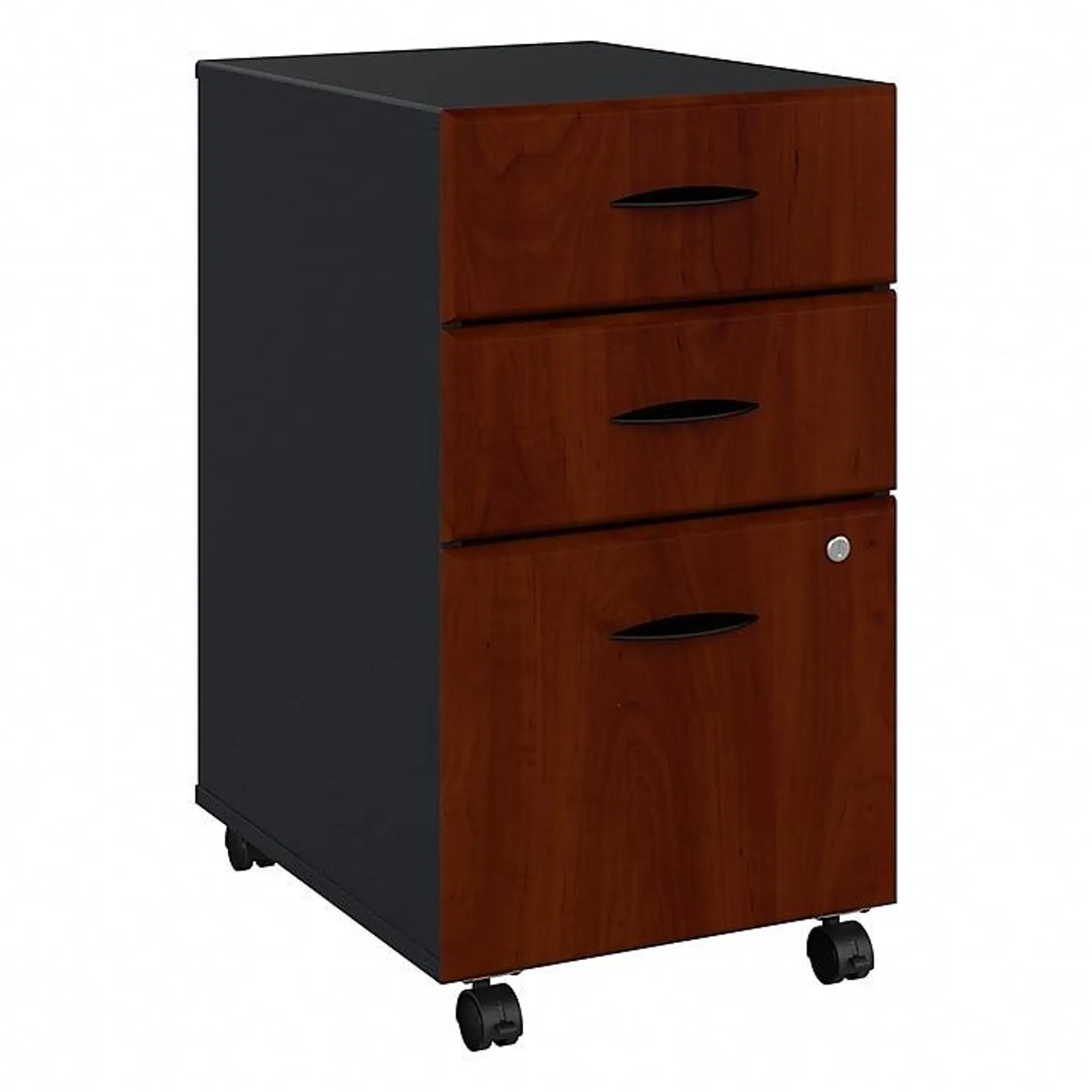 Bush Business Furniture Cubix 3-Drawer Mobile Vertical File Cabinet,