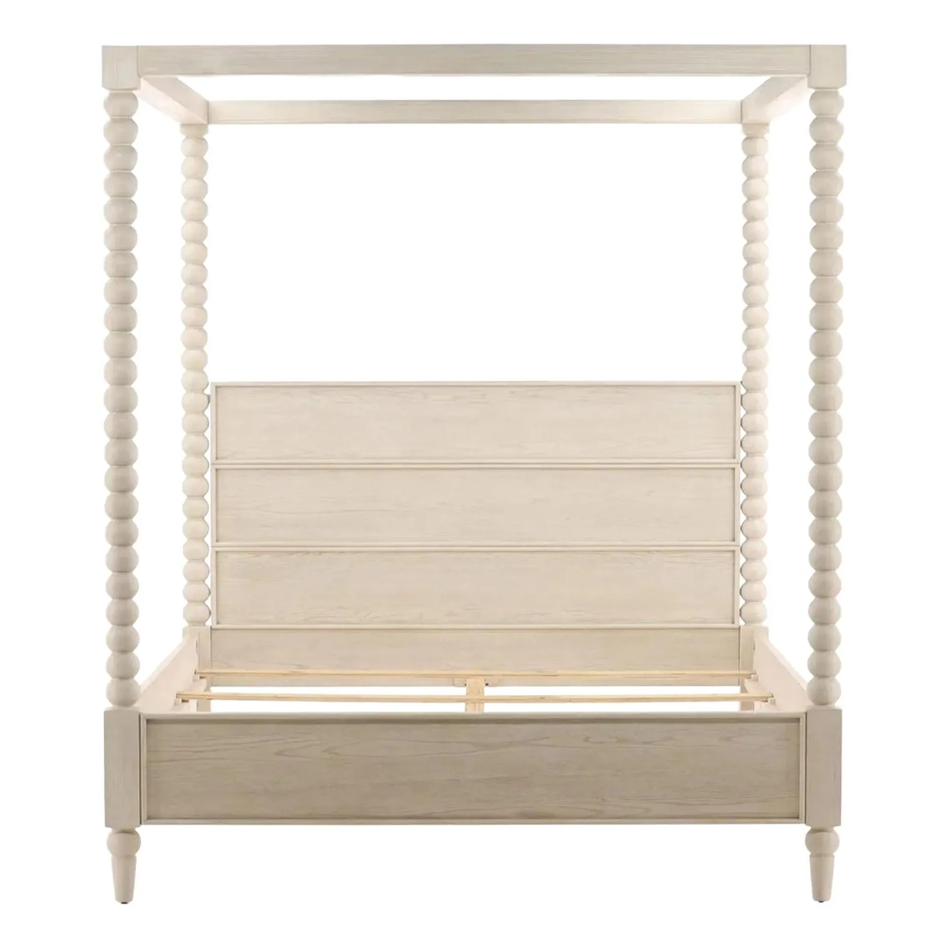 White Ball Poster King Bed Frame
