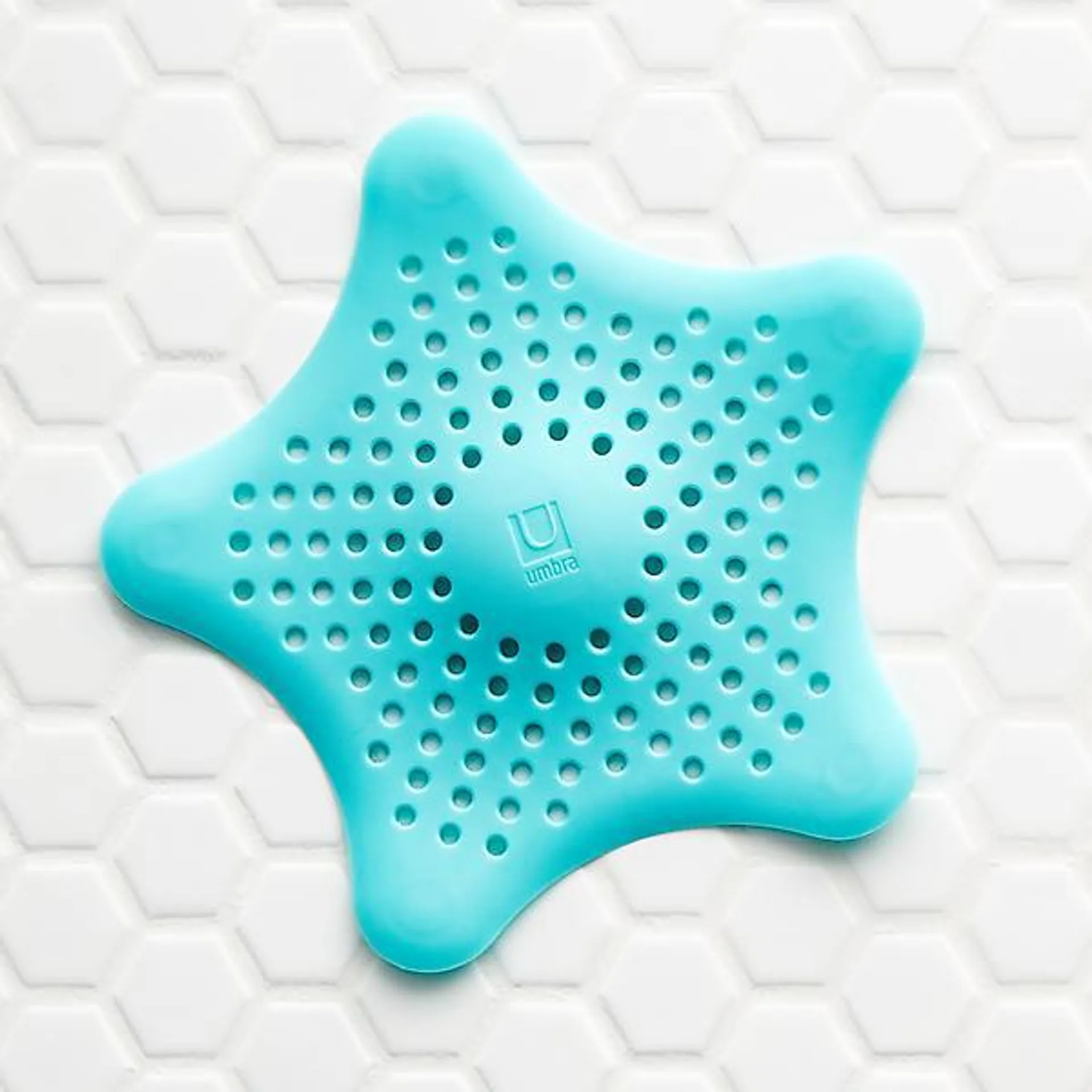 Umbra Teal Starfish Drain Cover