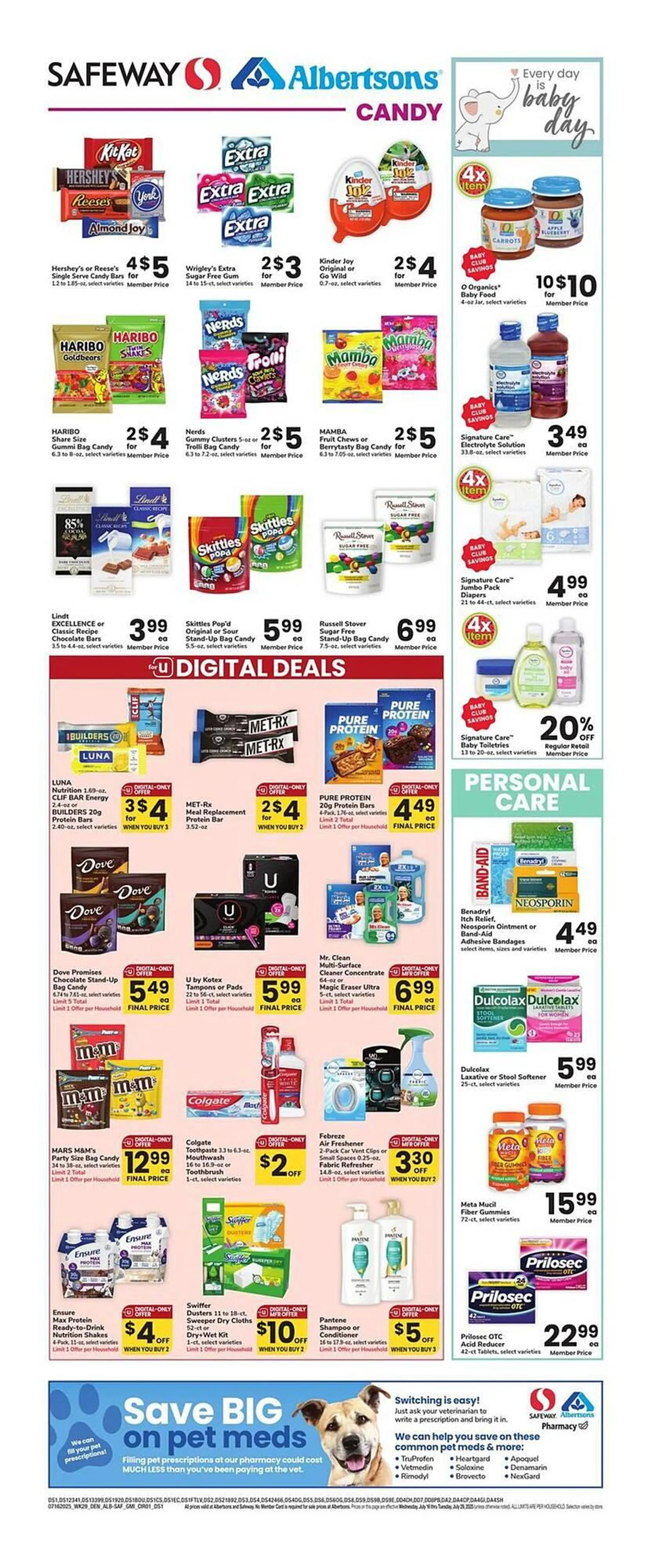 Weekly ad Albertsons Weekly Ad from July 17 to July 29 2025 - Page 1