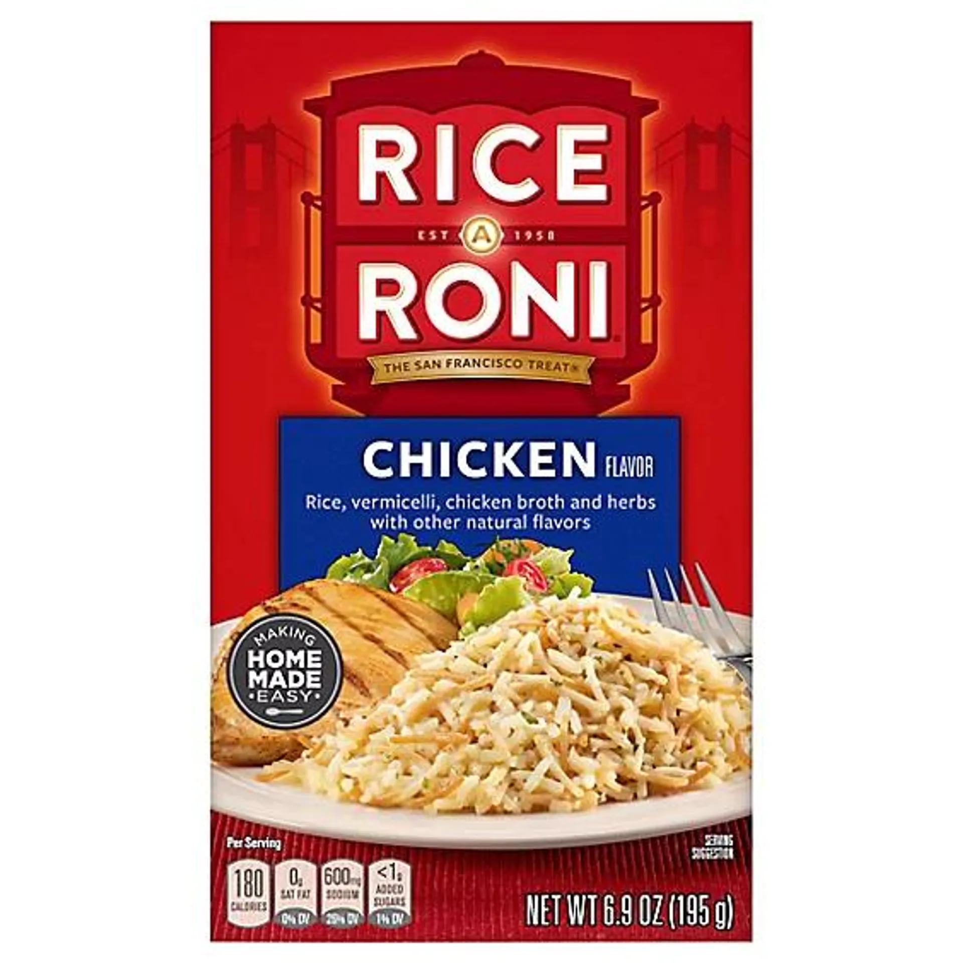 Rice-A-Roni Rice Chicken Flavor Box - 6.9 Oz