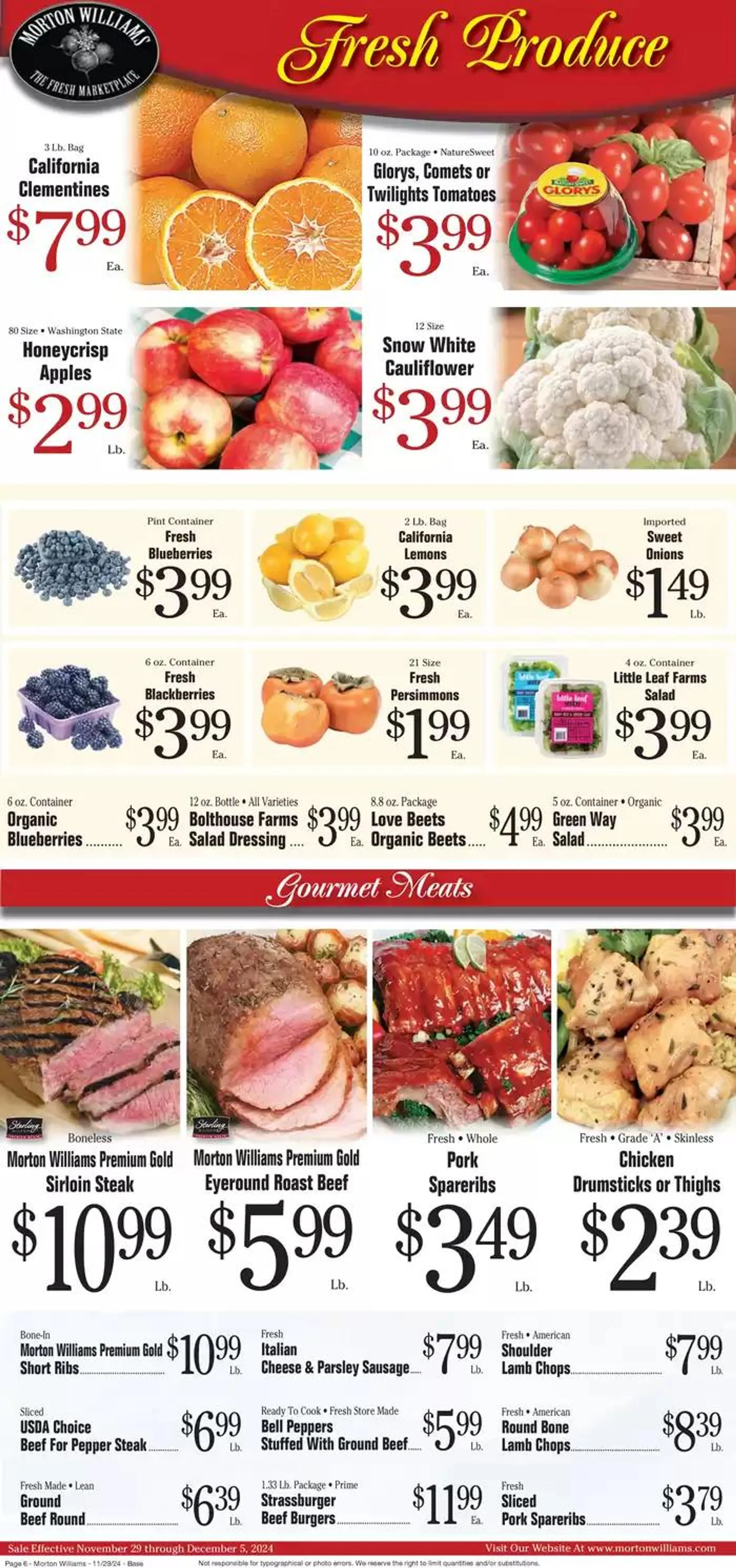 Weekly ad Morton Williams Weekly Specials from November 30 to December 14 2024 - Page 6