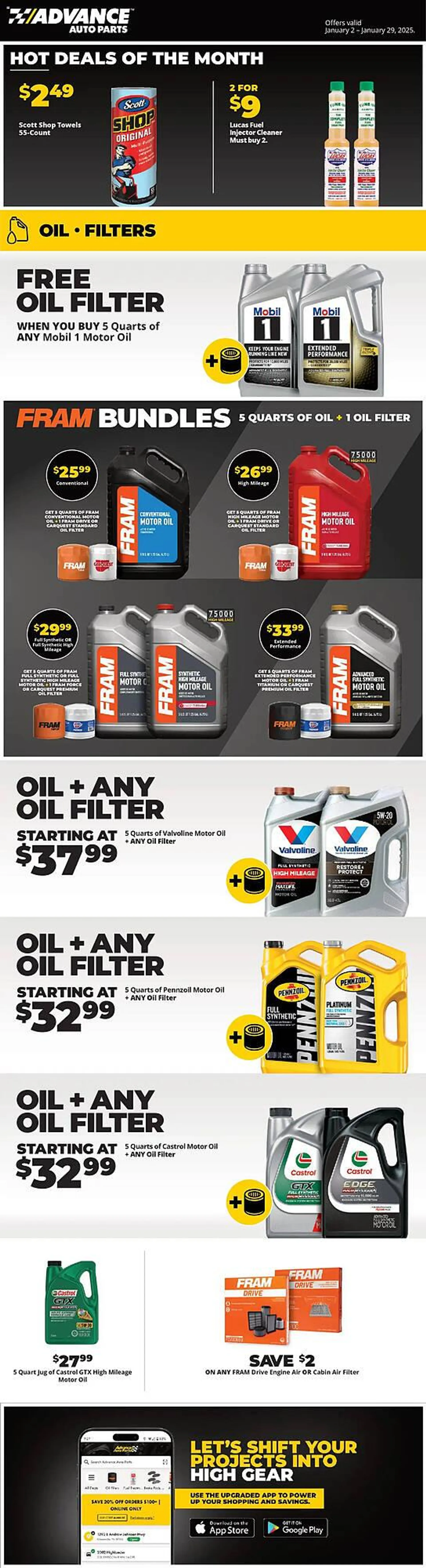 Advance Auto Parts Weekly Ad - 1