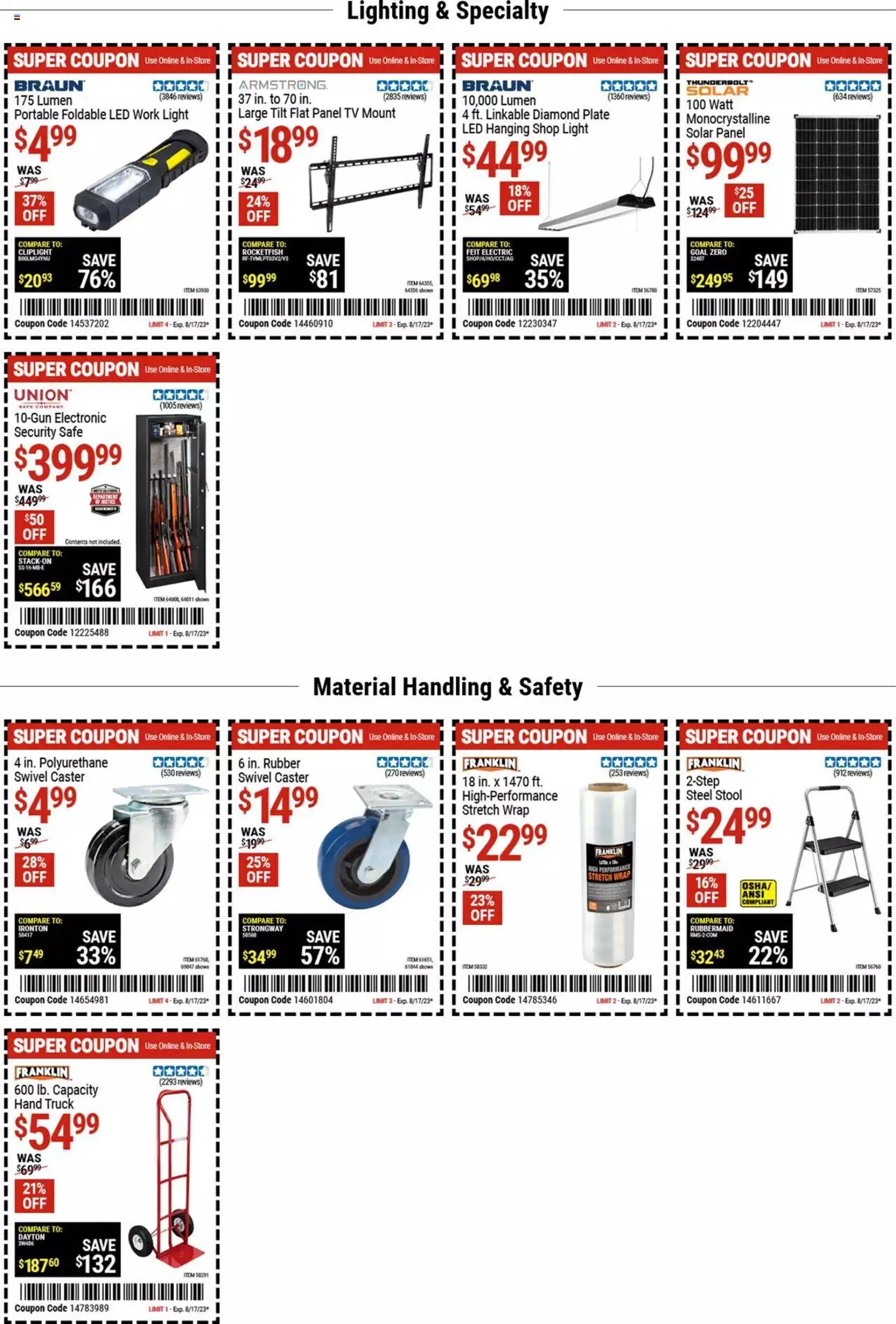 Harbor Freight Sales Ad - 2