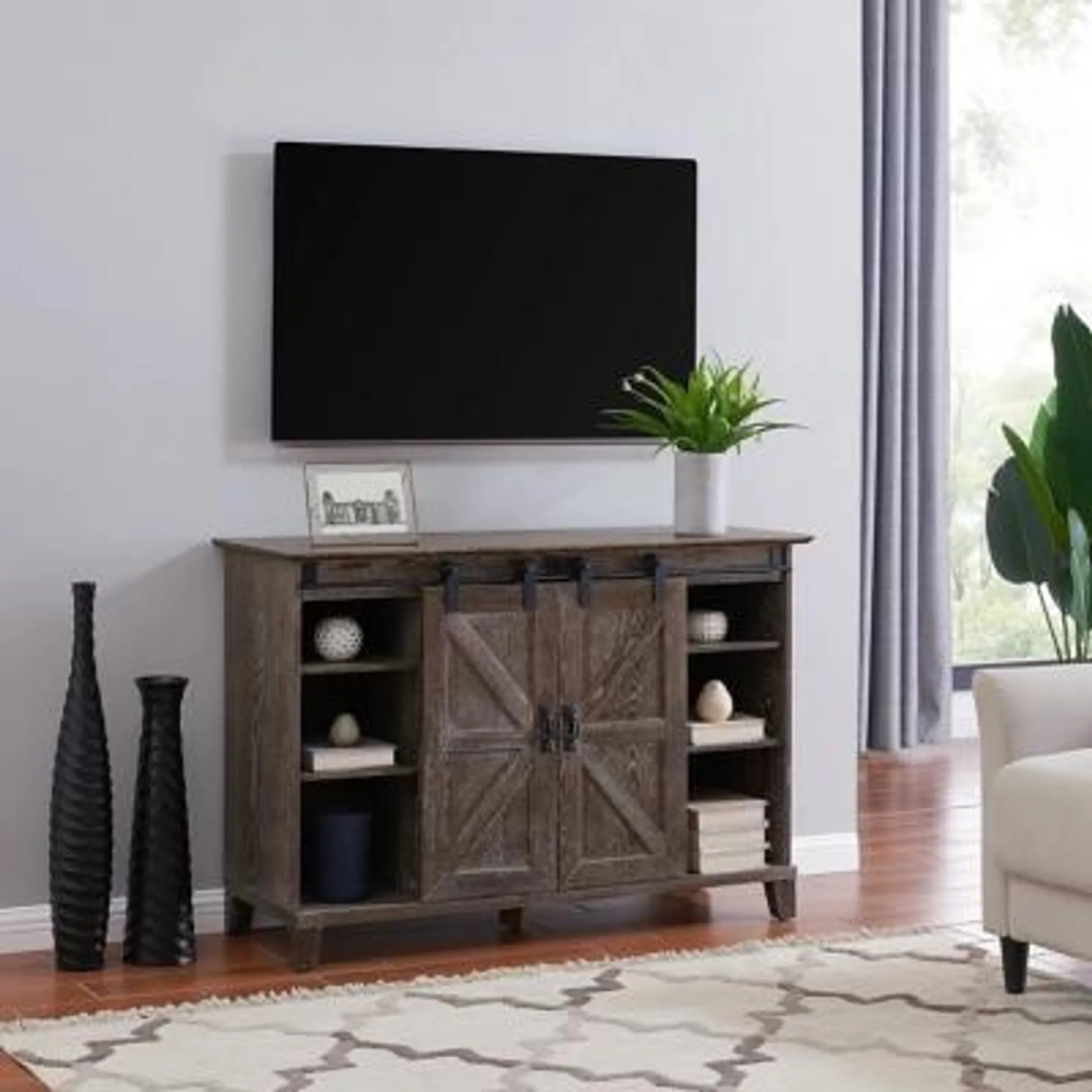 Southern Enterprises Furniture Barn Door 47'' TV Stand