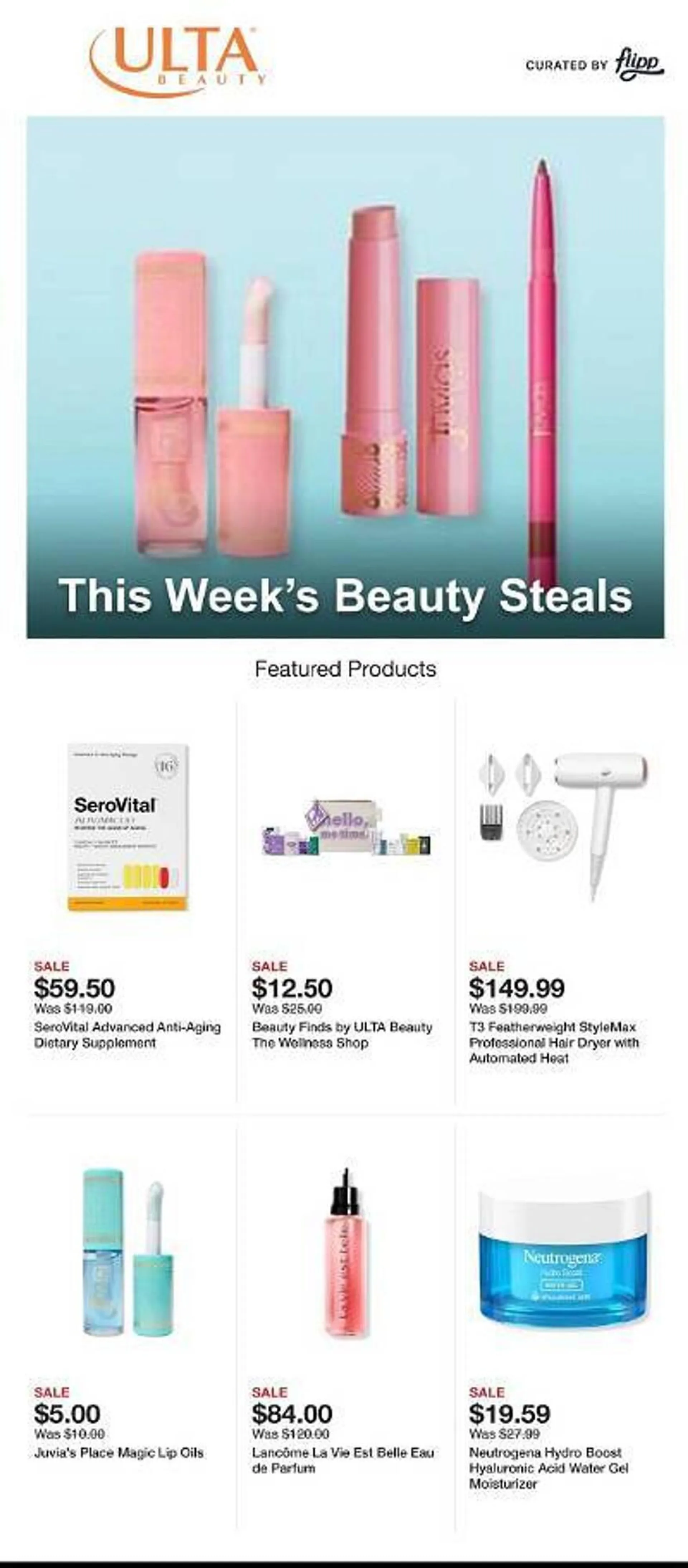 Weekly ad Ulta Beauty Weekly Ad from March 25 to March 31 2024 - Page 1