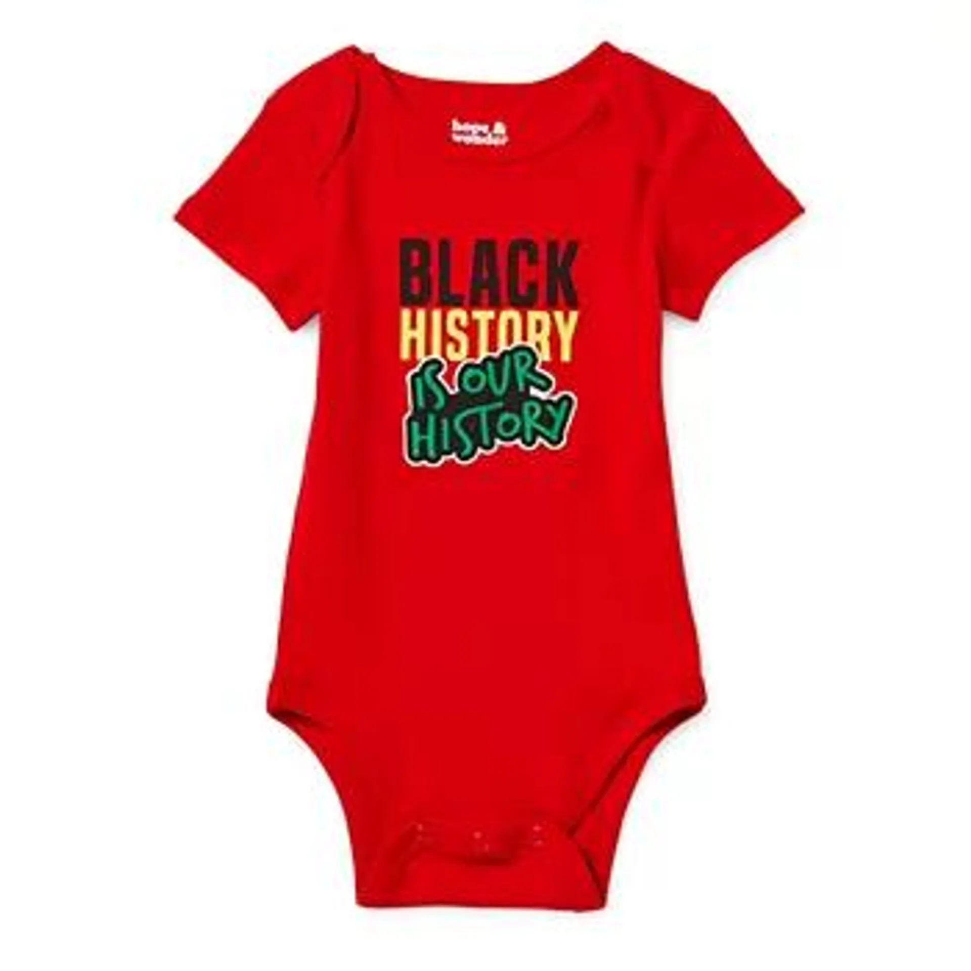 Hope & Wonder Black History Month Baby 'Black History Is Our History' Bodysuit