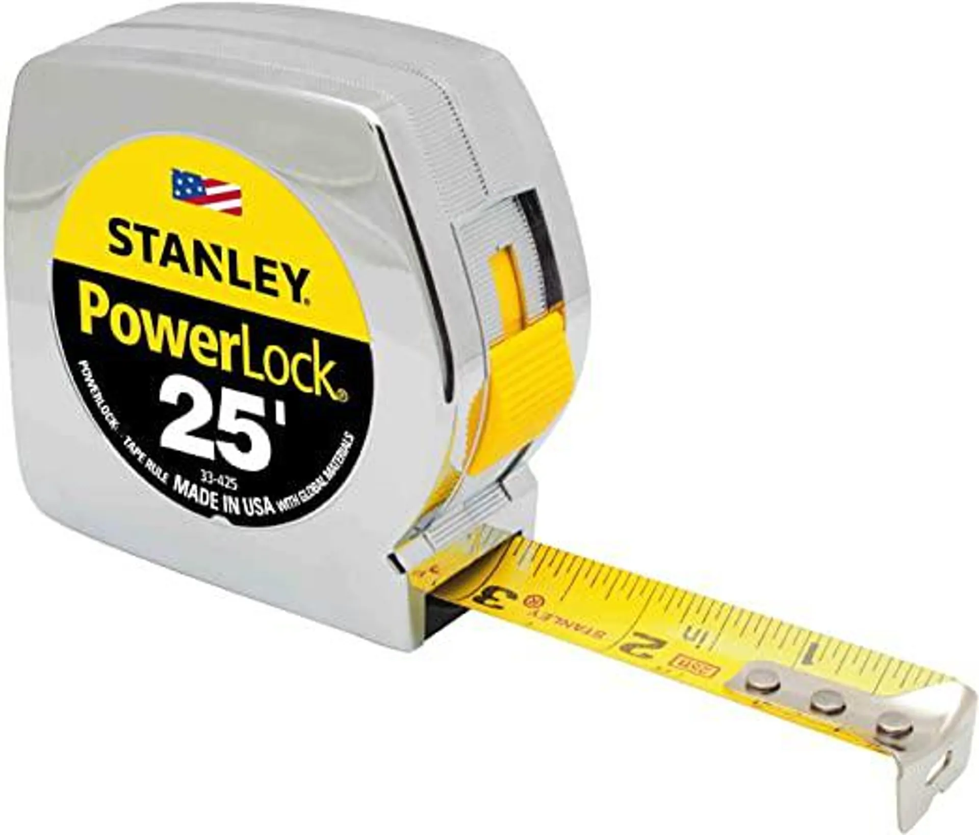 Stanley PowerLock Tape Measure (Carton of 4, 25-Foot)