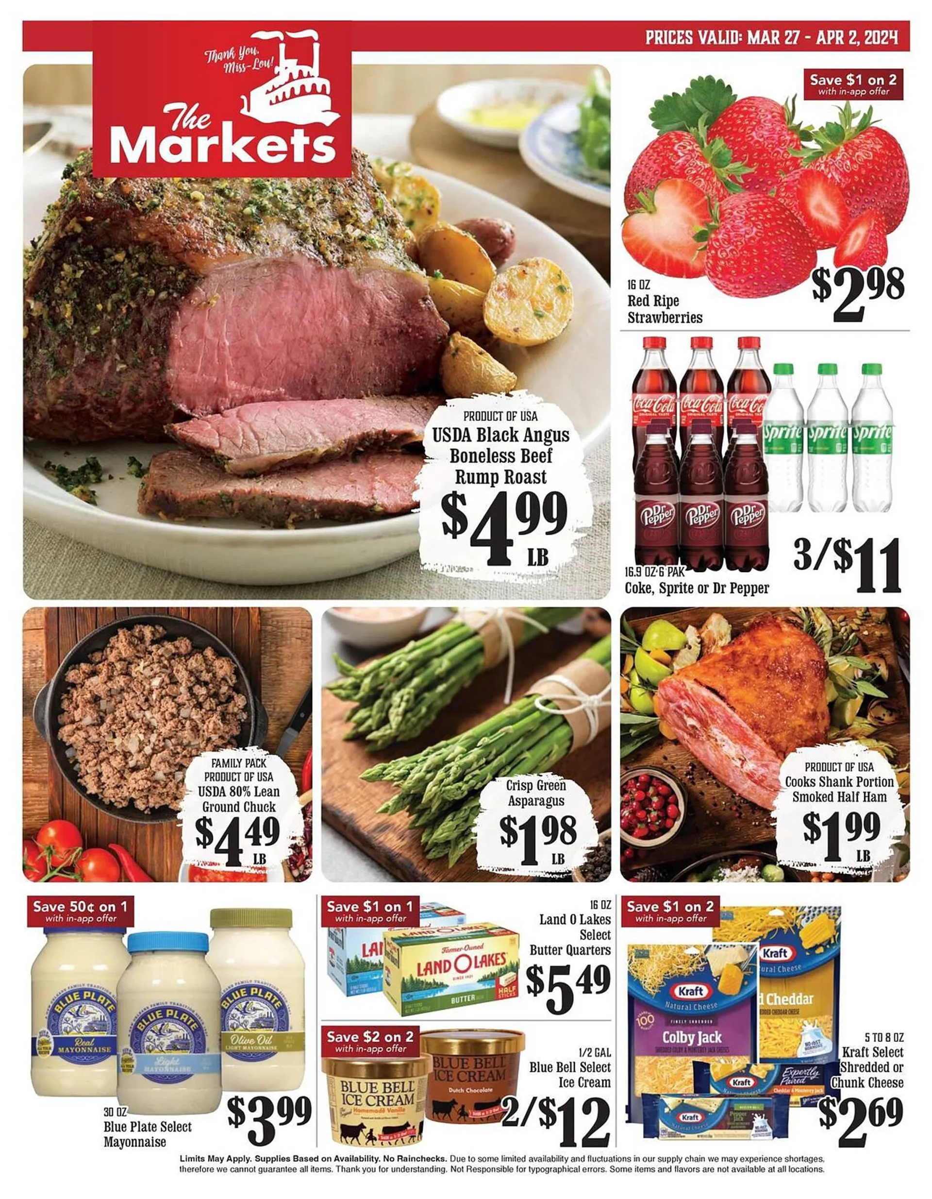 Weekly ad The Markets Weekly Ad from March 27 to April 2 2024 - Page 