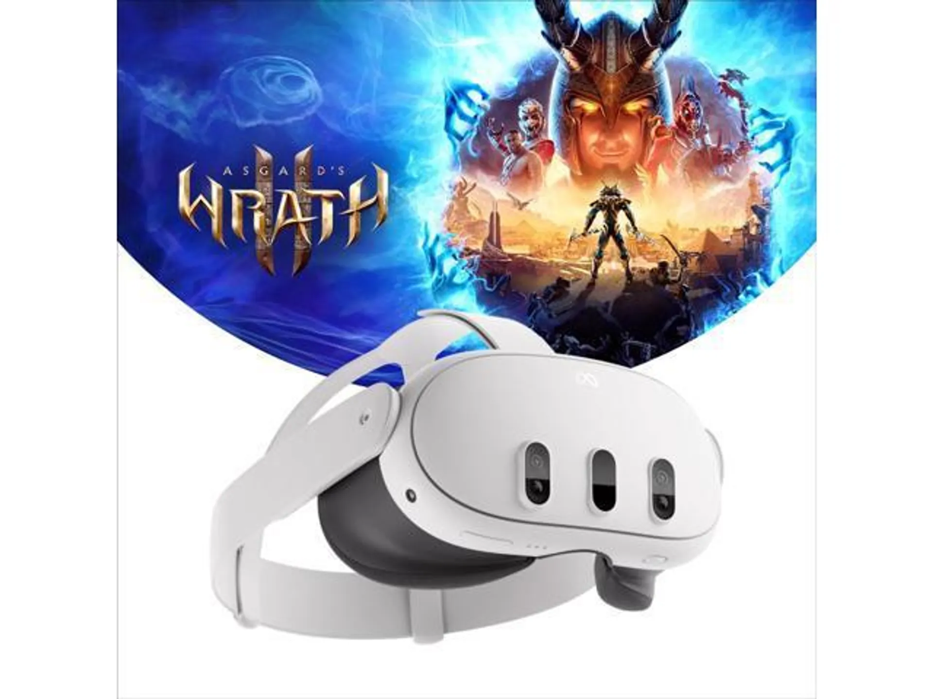 Meta Quest 3 512GB — Breakthrough Mixed Reality — Powerful Performance — Asgard’s Wrath 2 and Meta Quest+ Bundle - White