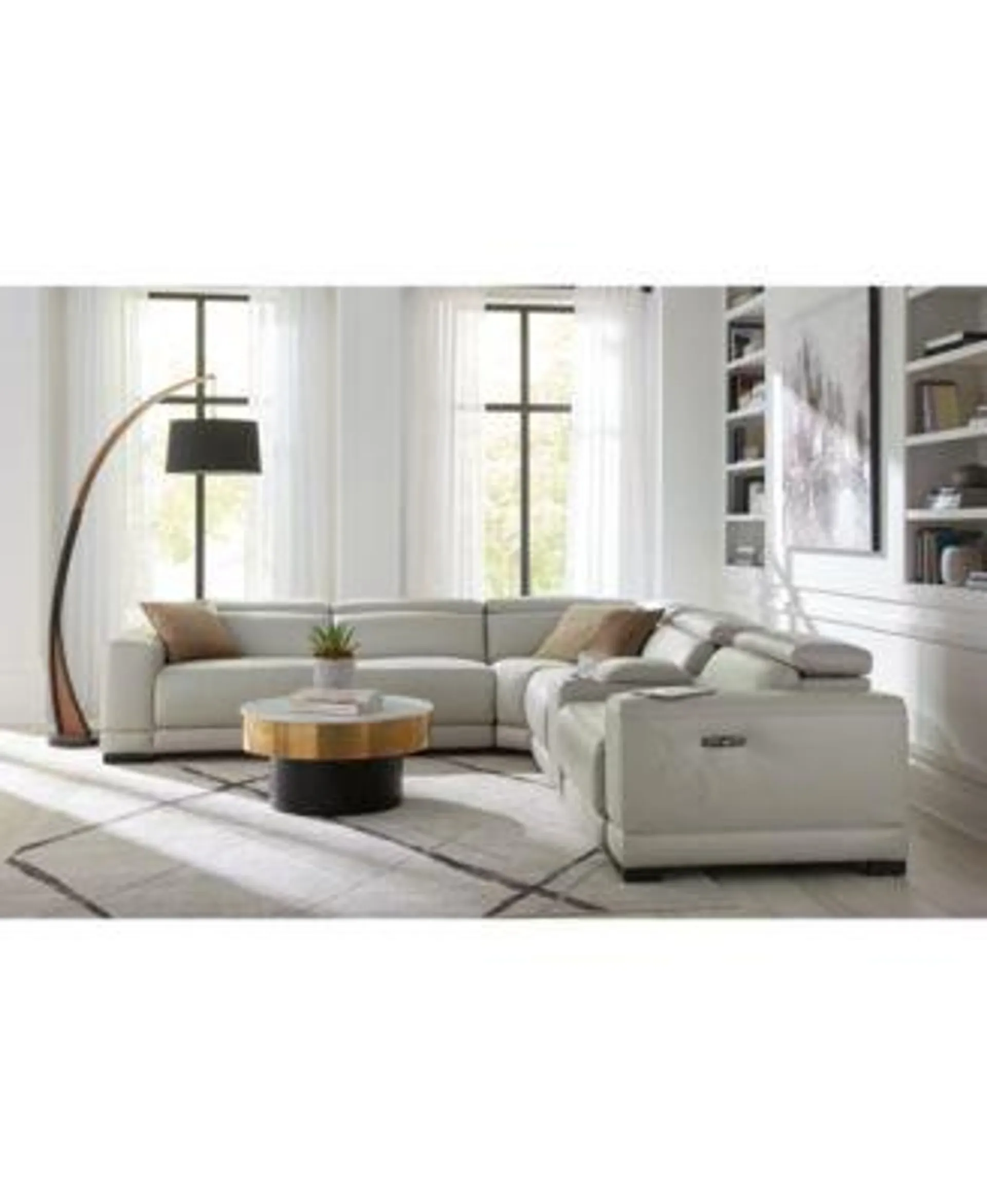 Krofton Beyond Leather Fabric Sectional Collection, Created for Macy's