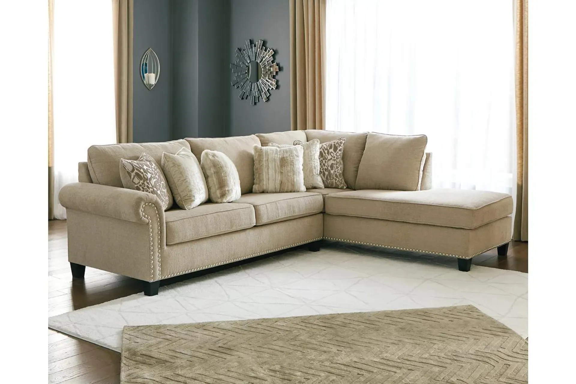 Dovemont 2-Piece Sectional with Chaise