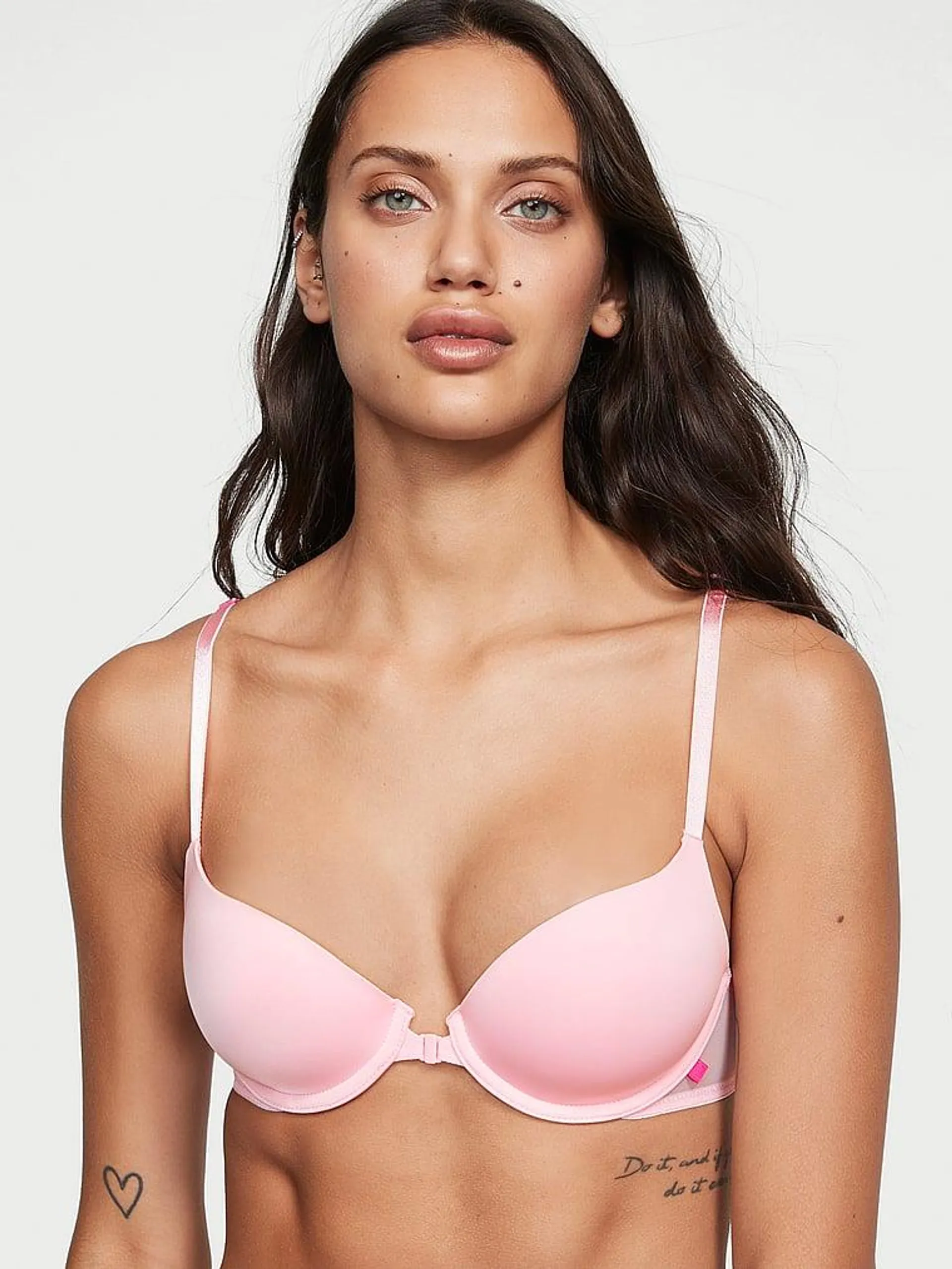 Sexy Tee Front-Close Lightly Lined Demi Bra