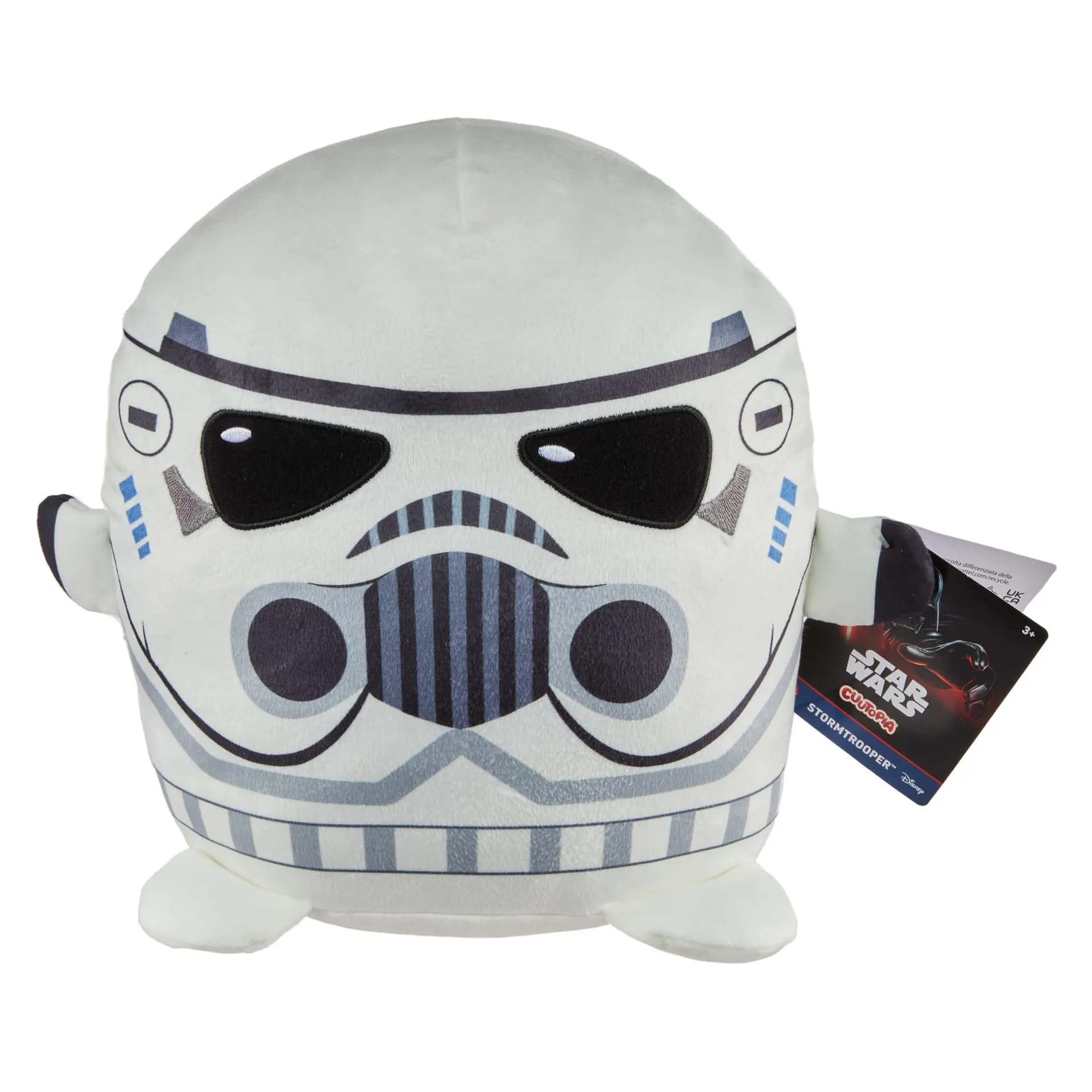 Star Wars Cuutopia Stormtrooper Plush, 10-Inch Soft Rounded Pillow Doll