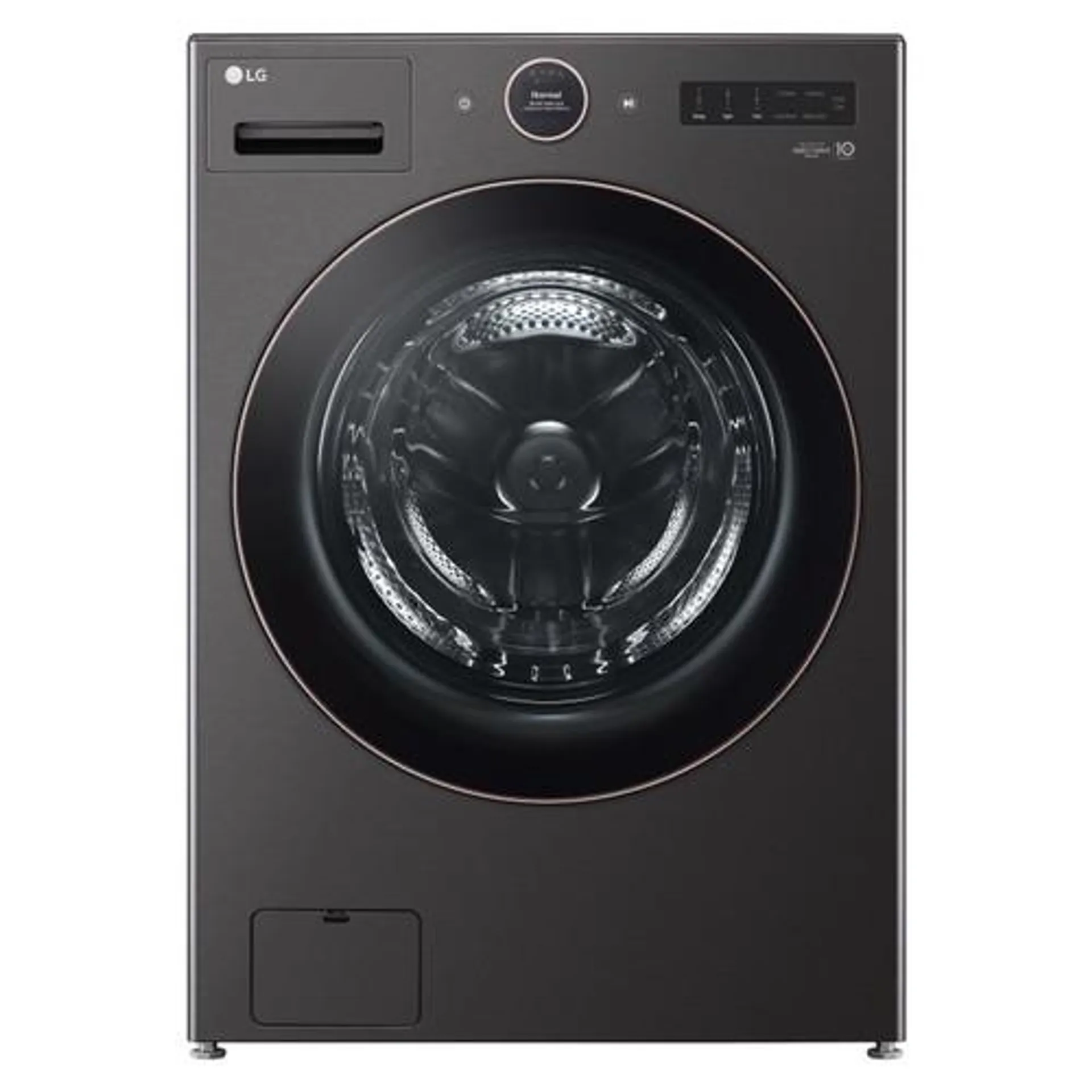 LG 5.0 cu. ft. Mega Capacity Smart Front Load Energy Star Washer with TurboWash® 360° and AI DD® Built-In Intelligence -WM6500HBA