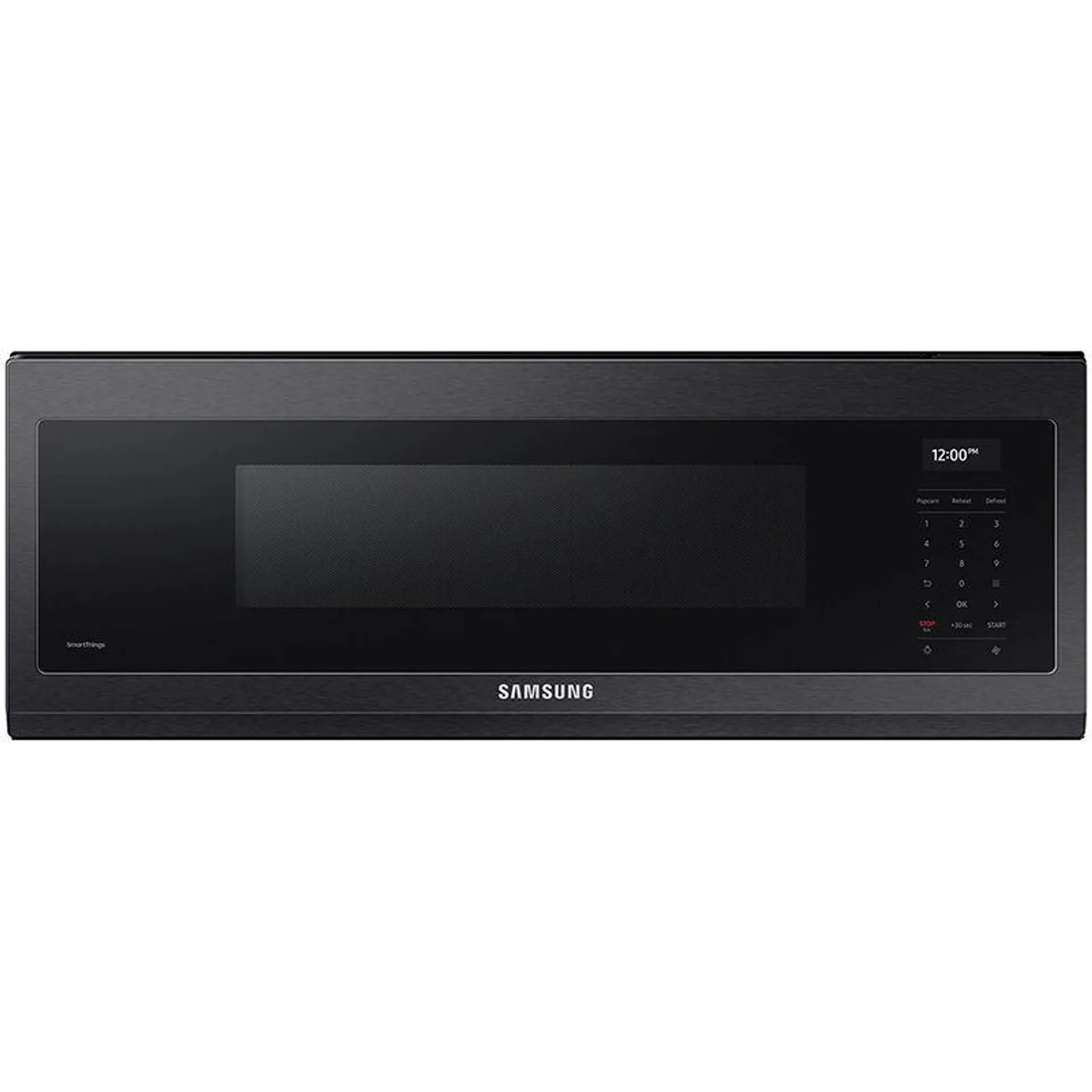 Samsung 30" 1.1 Cu. Ft. Over-the-Range Microwave with 10 Power Levels, 550 CFM & Sensor Cooking Controls - Black Stainless Steel